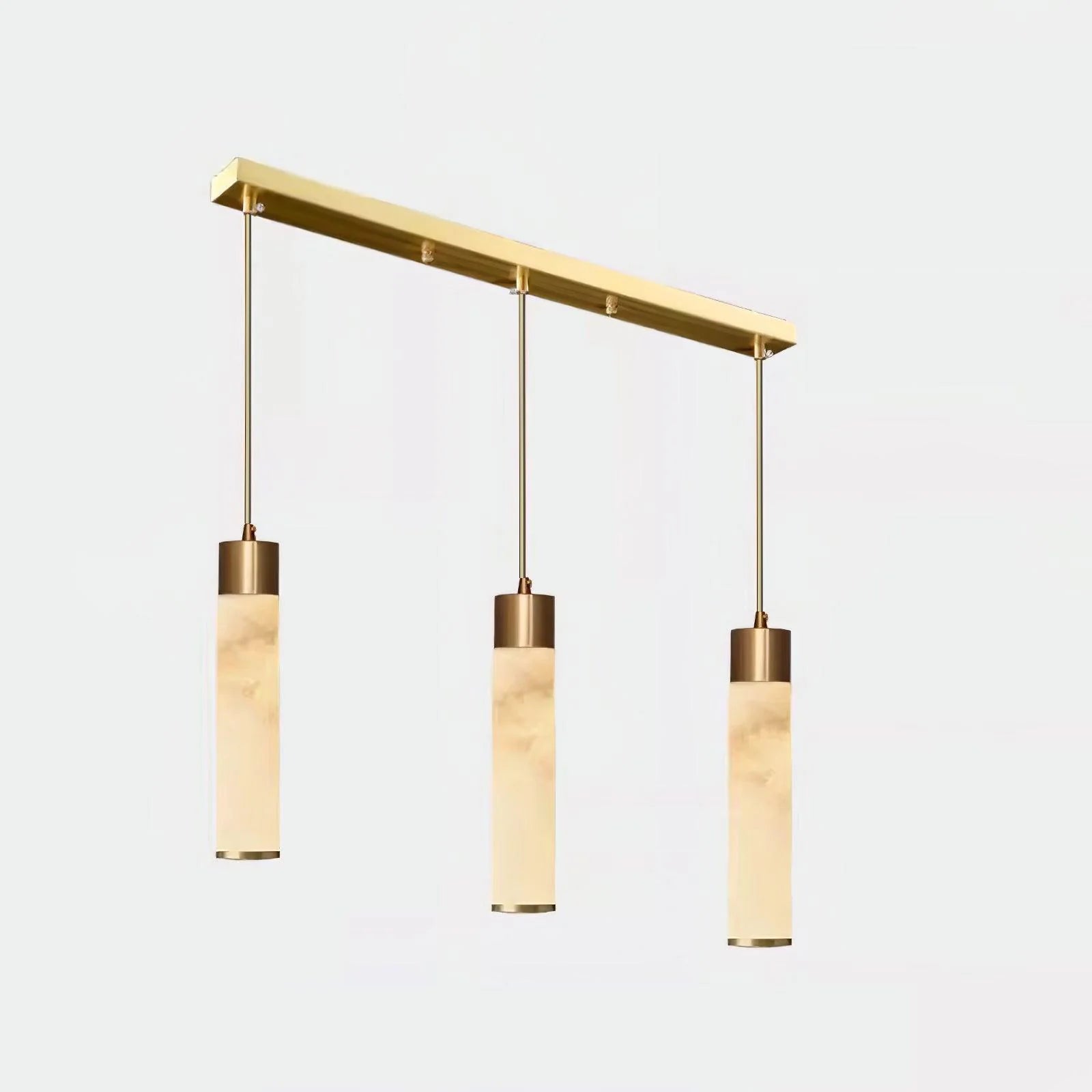 Dike White Alabaster Pendant Light - Letslighting