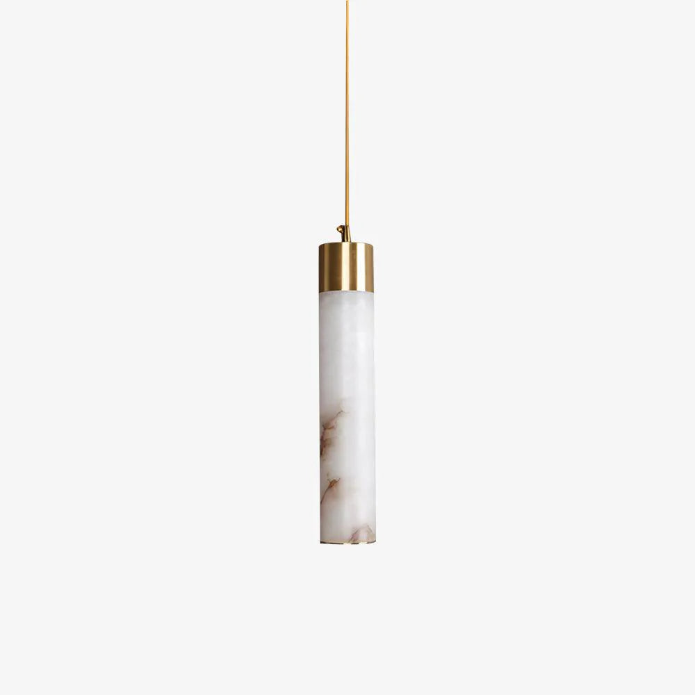 Dike White Alabaster Pendant Light - Letslighting