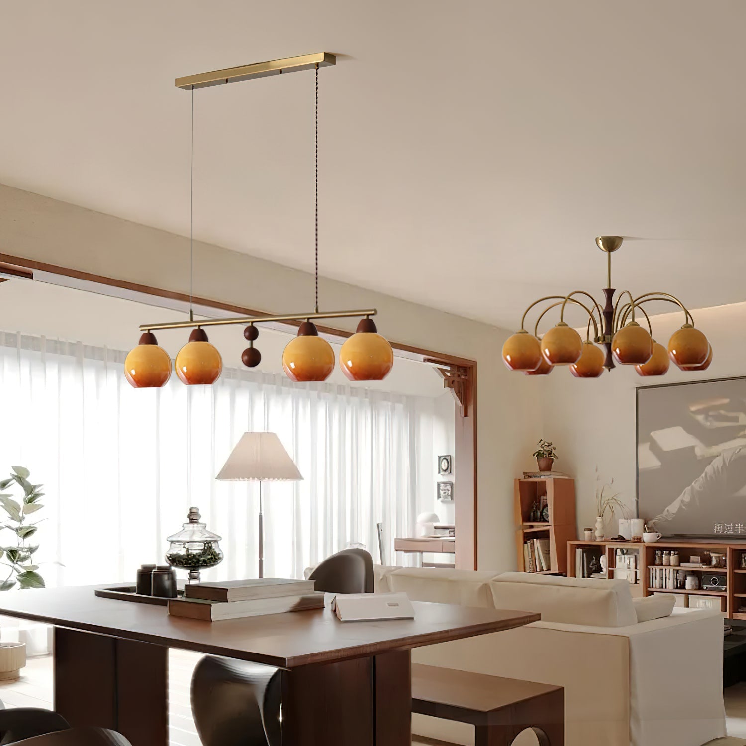 Amara Hand-blown Glass Chandelier - Letslighting