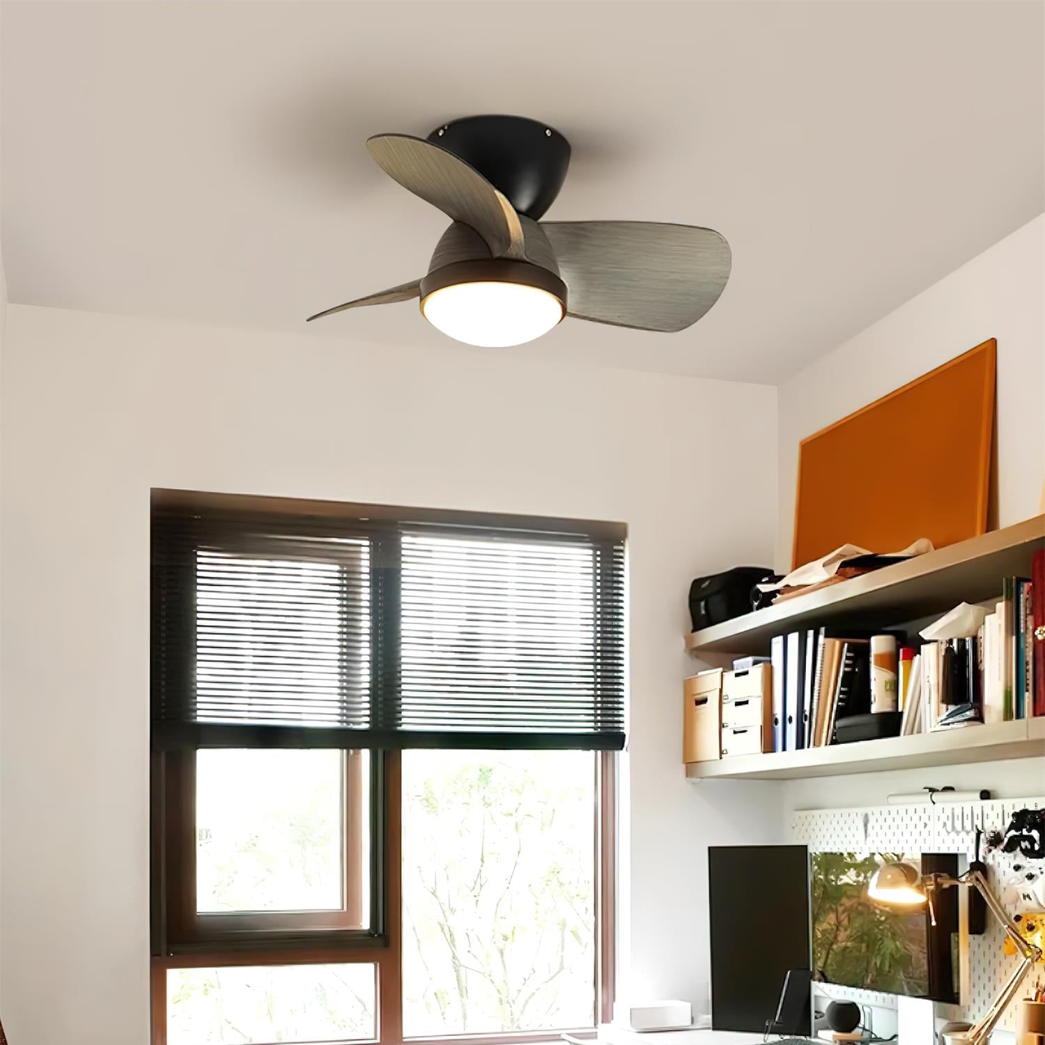 Eamon Modern Wood Ceiling Fan Light - Letslighting