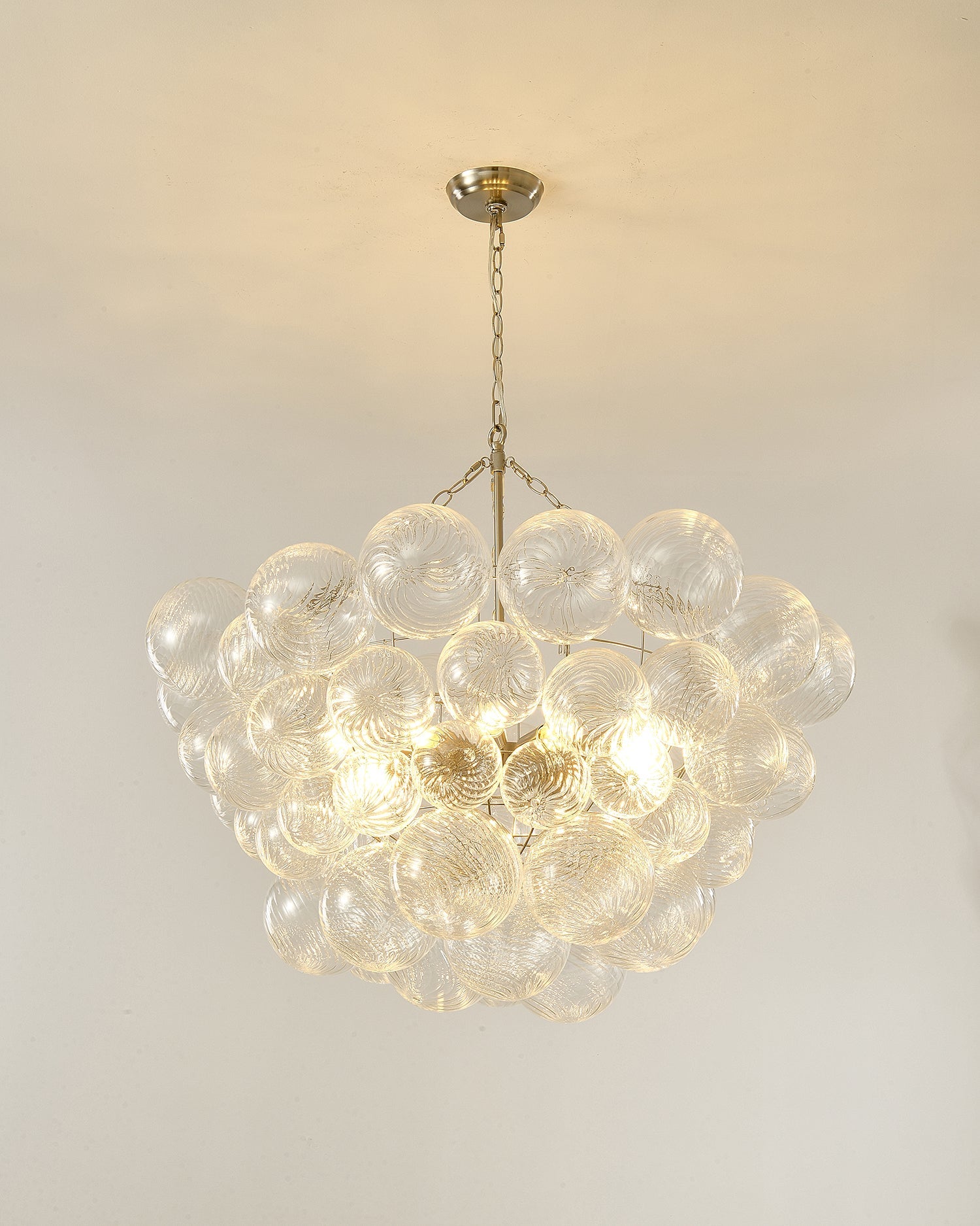 Talia Chandelier Glass Sphere Cascade - Letslighting