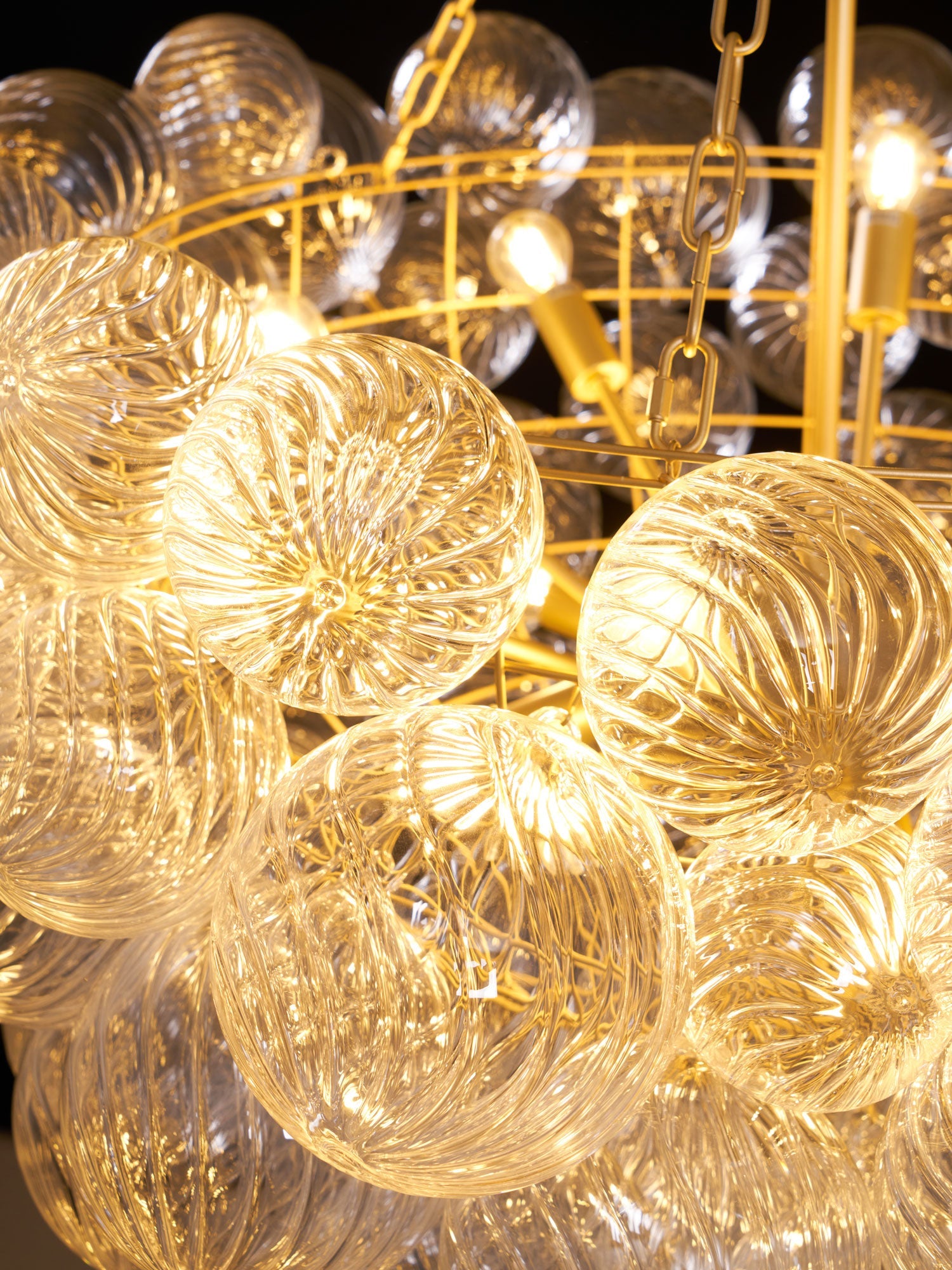 Talia Chandelier Glass Sphere Cascade - Letslighting