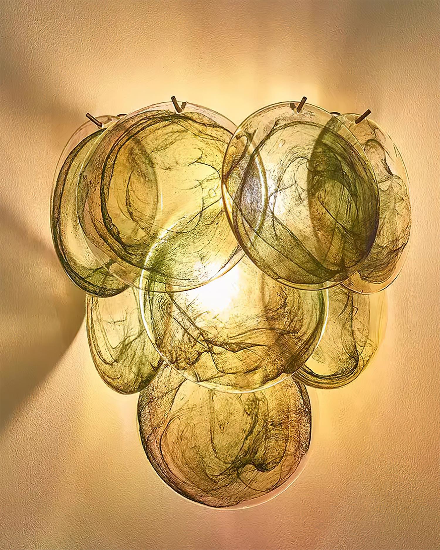 Opalara Pink Capiz Shell Wall Lamp - Letslighting