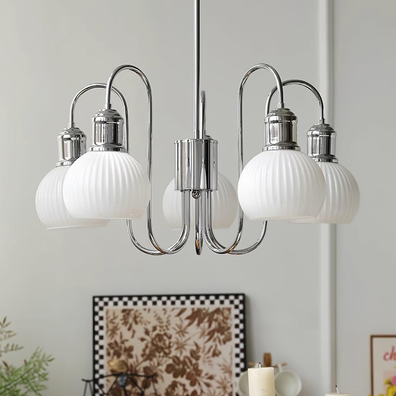 Tamara Mid-Century Revival Globe Chandelier - Letslighting