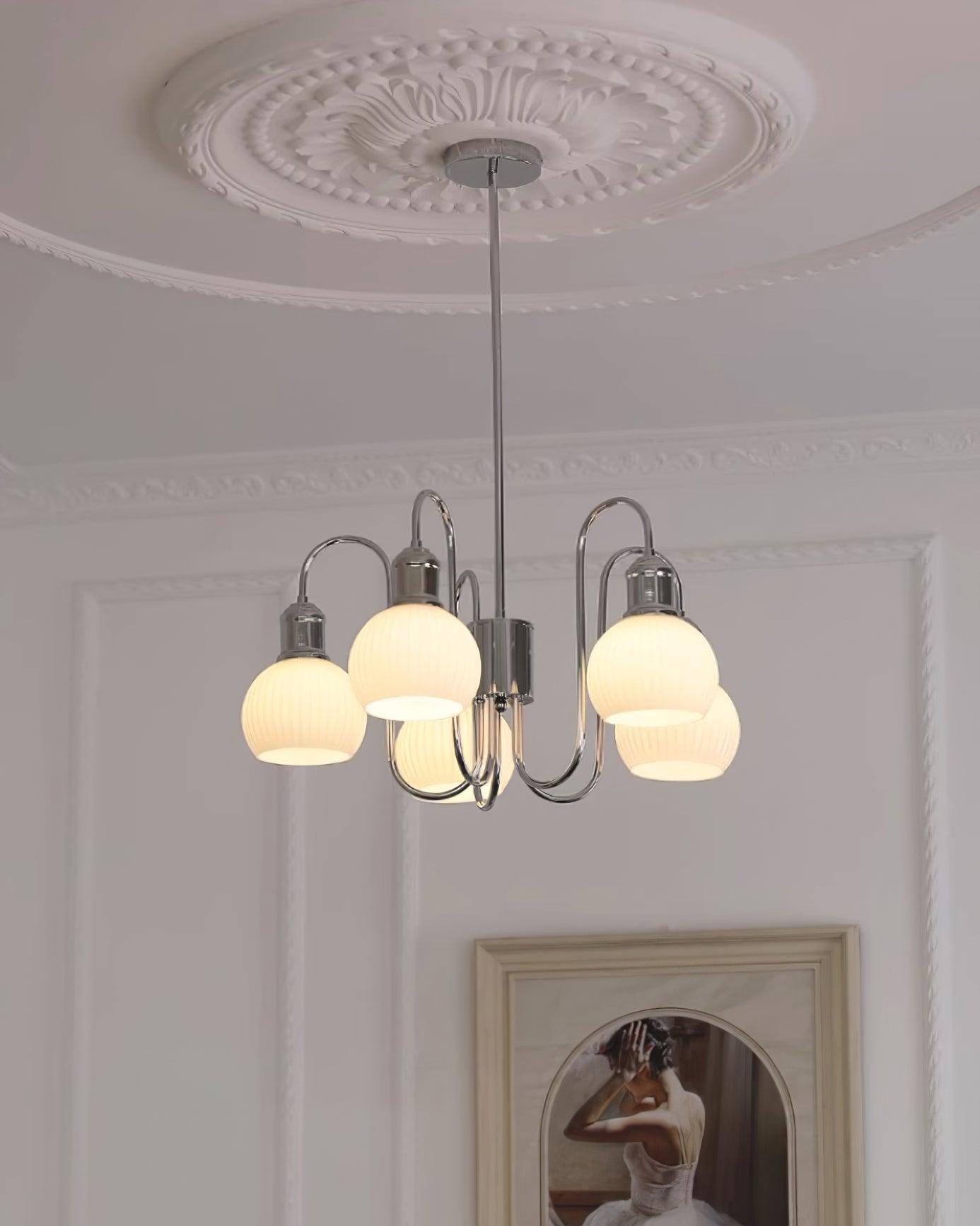 Tamara Mid-Century Revival Globe Chandelier - Letslighting