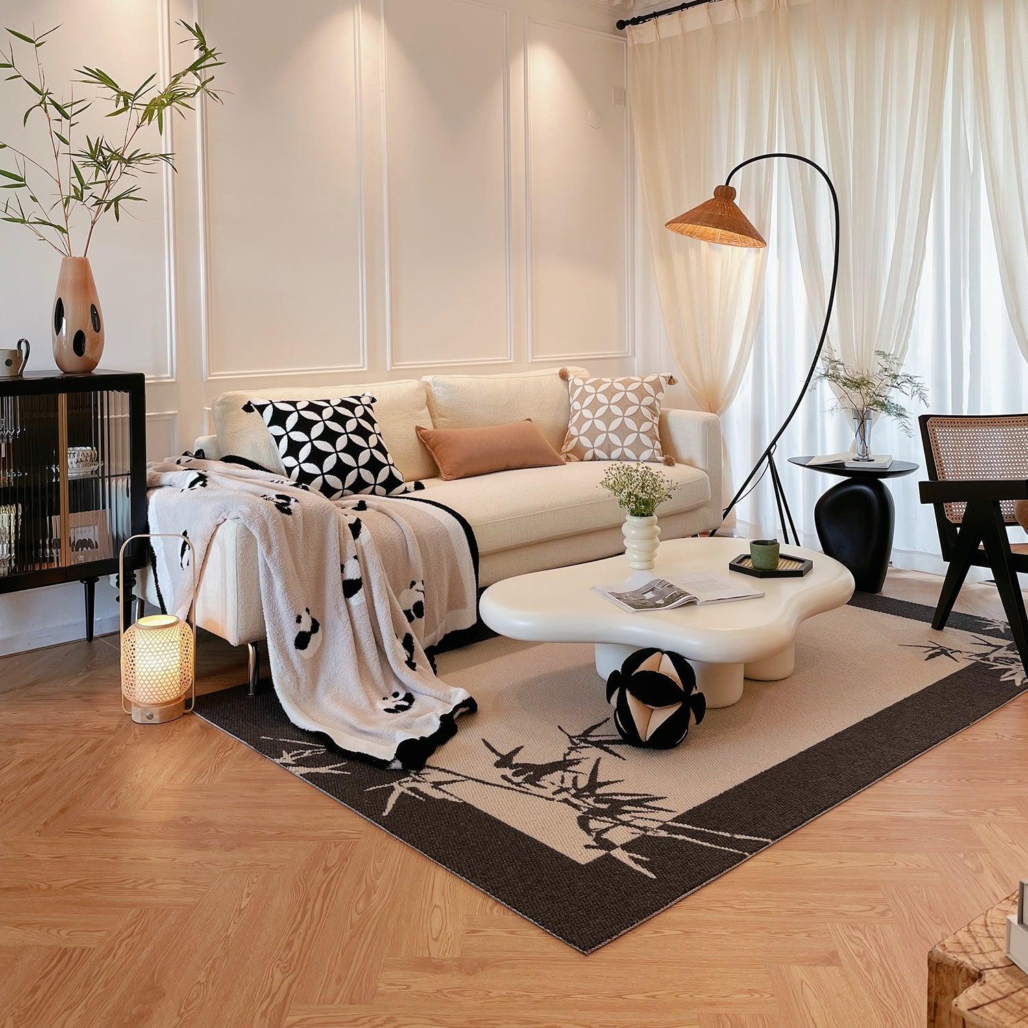 Sombrero Rattan Arc Floor Lamp - Letslighting