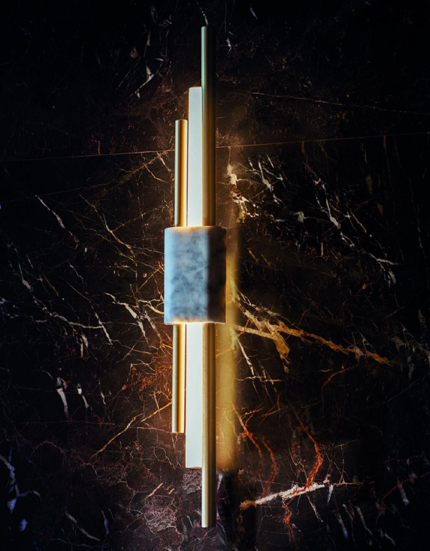 Mildred Premium Nordic Art Marble Wall Light - Letslighting