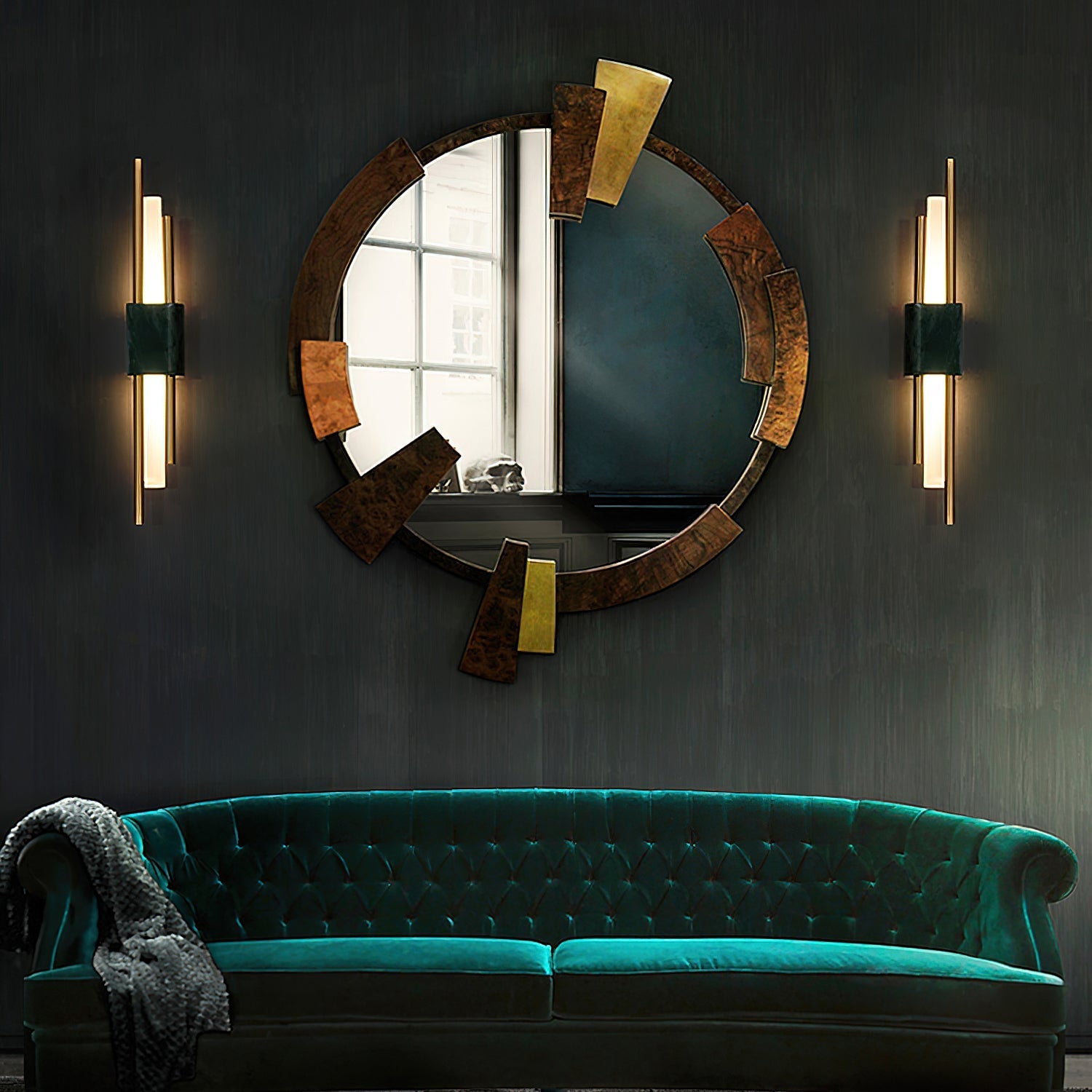 Mildred Premium Nordic Art Marble Wall Light - Letslighting