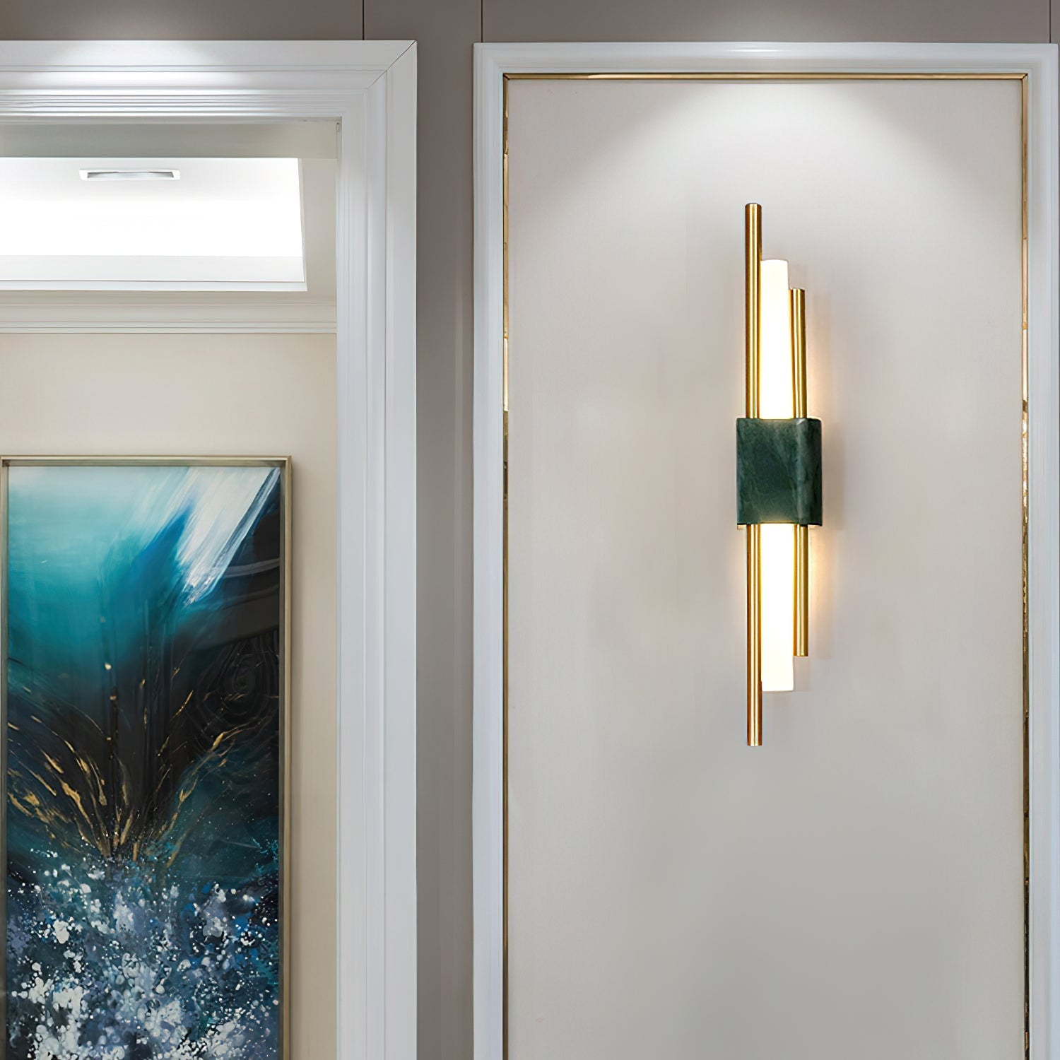 Mildred Premium Nordic Art Marble Wall Light - Letslighting
