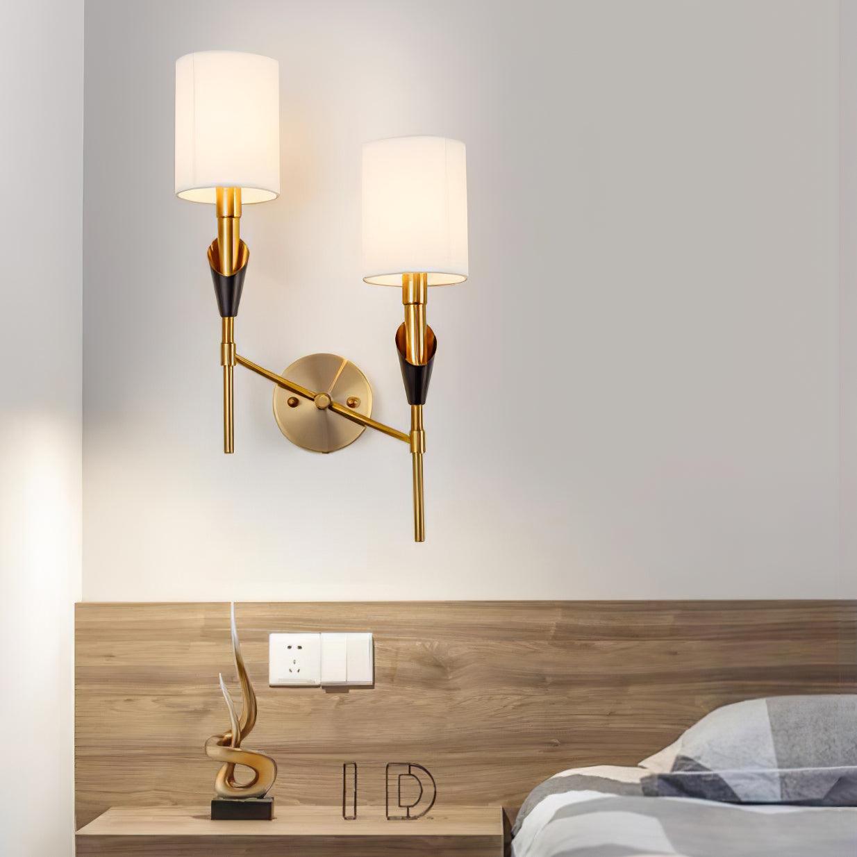 Eurzorira  Fabric Wall Light