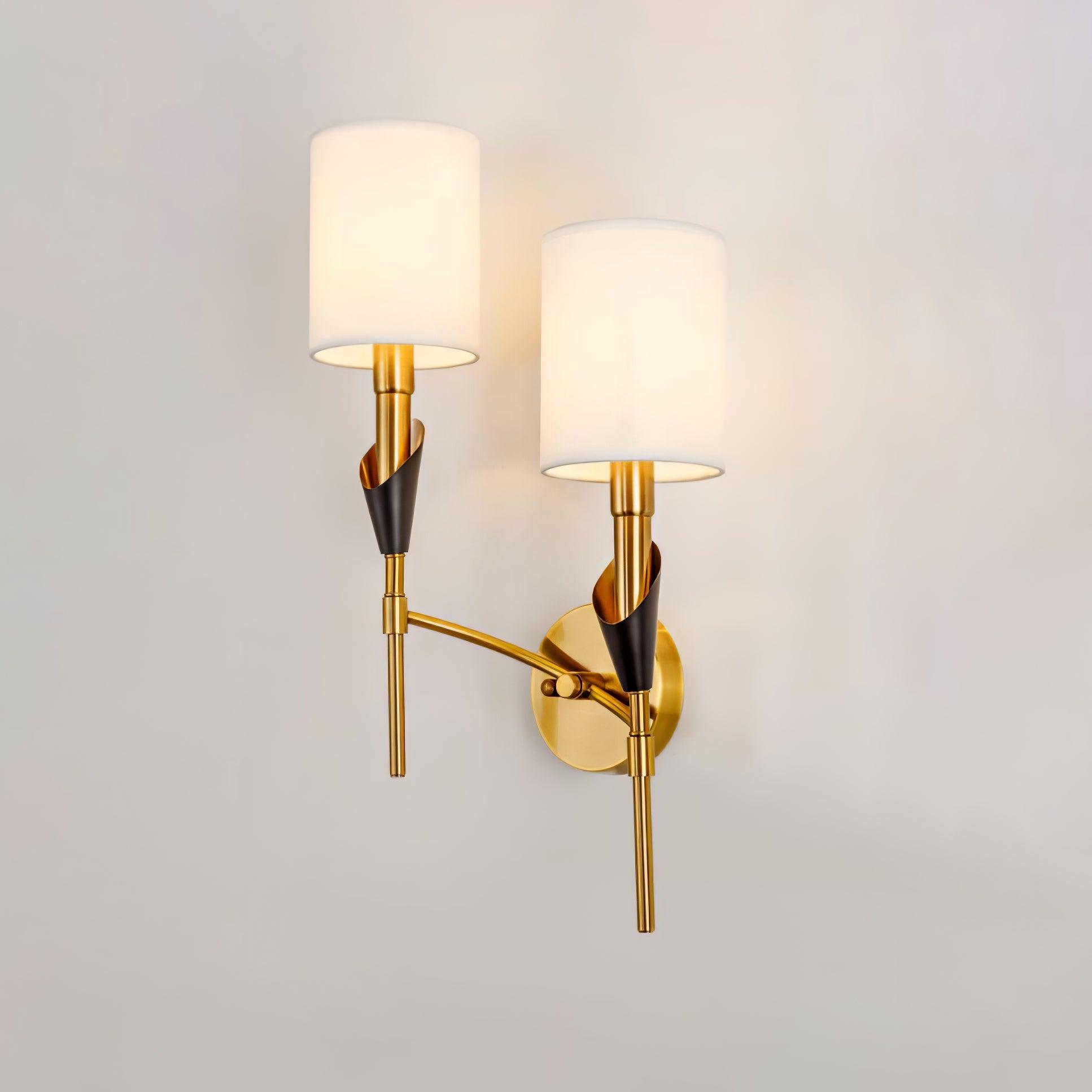 Eurzorira  Fabric Wall Light