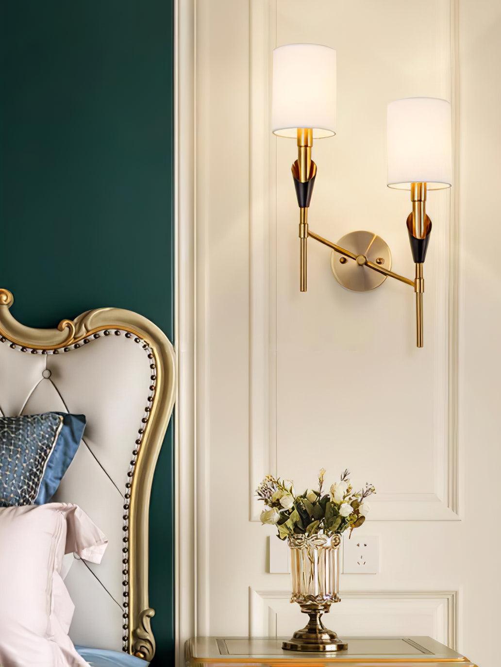 Eurzorira  Fabric Wall Light
