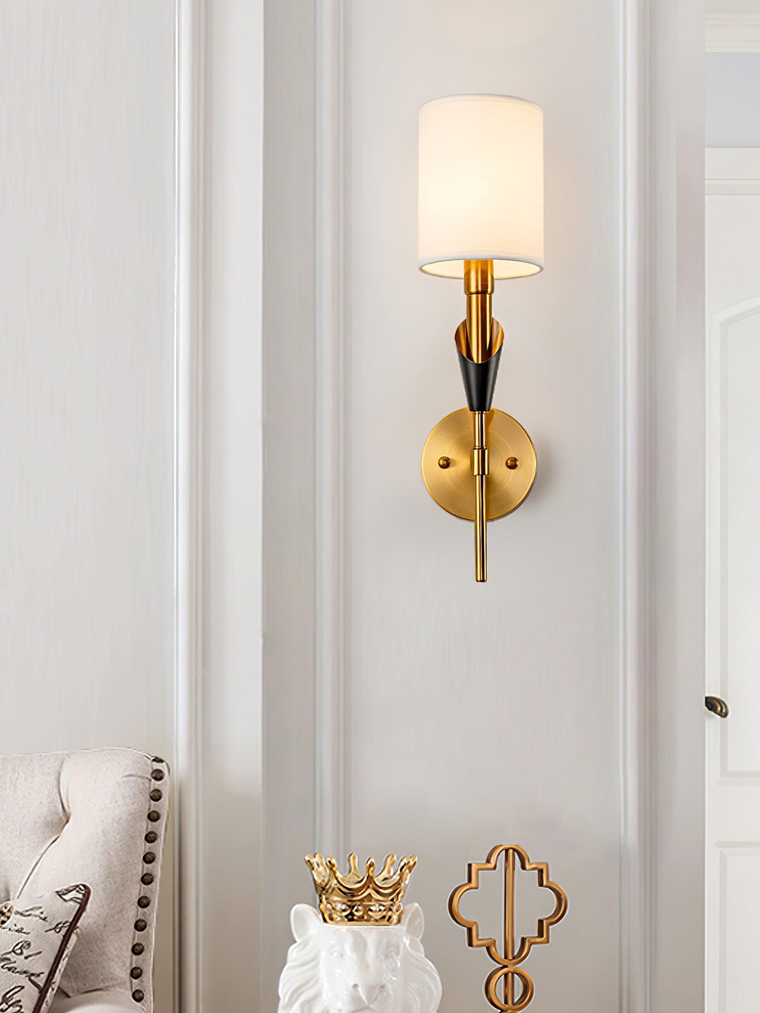 Eurzorira  Fabric Wall Light