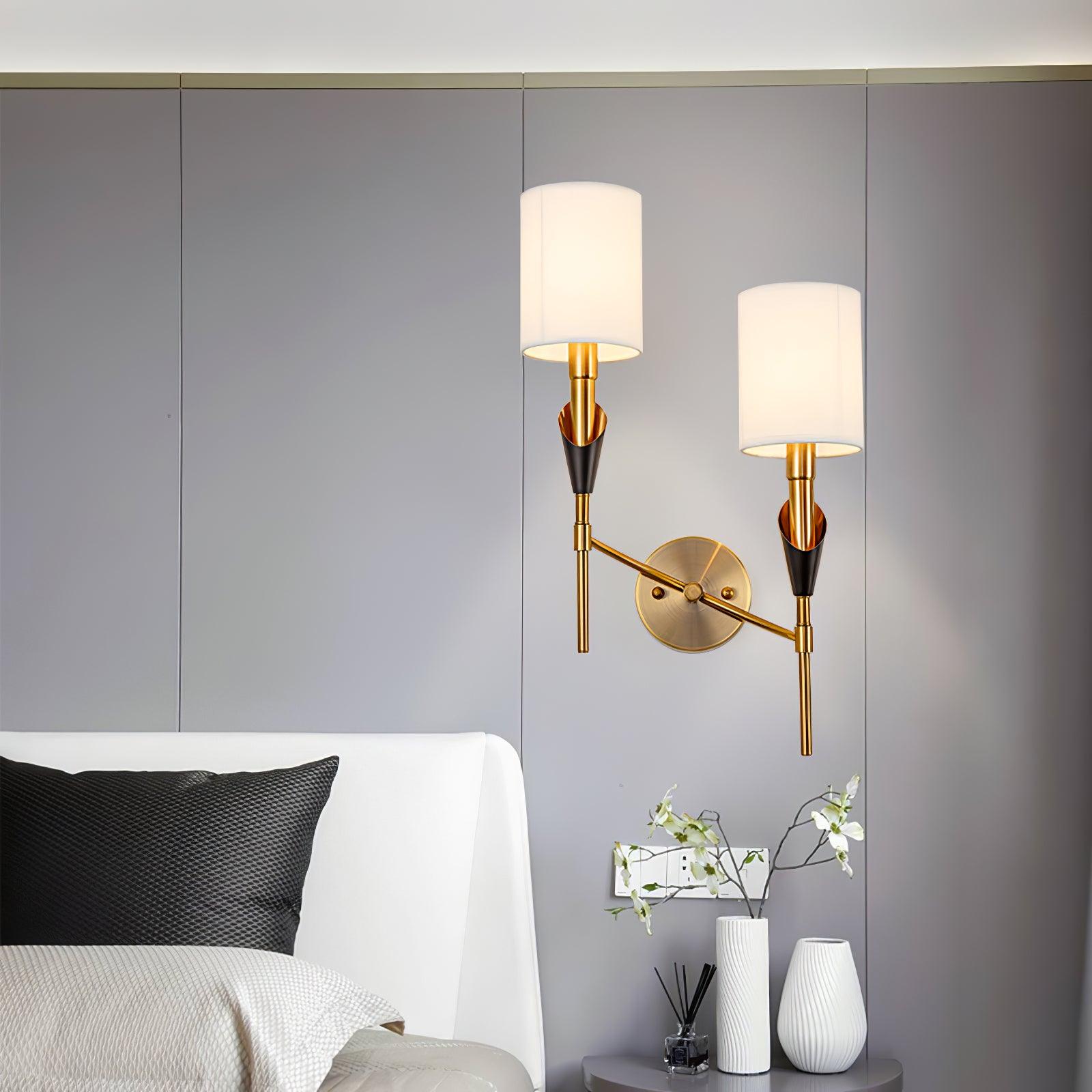Eurzorira  Fabric Wall Light