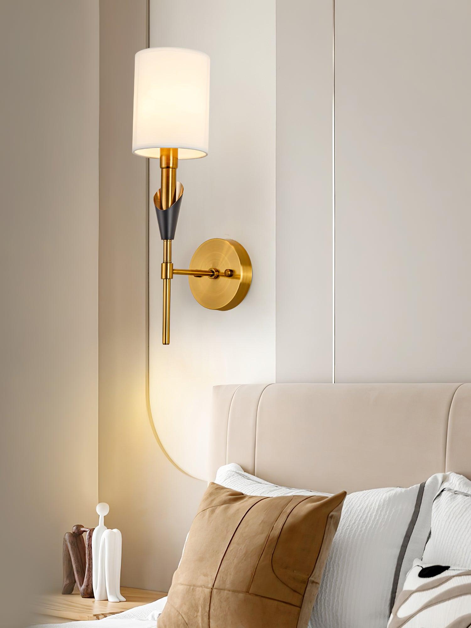 Eurzorira  Fabric Wall Light