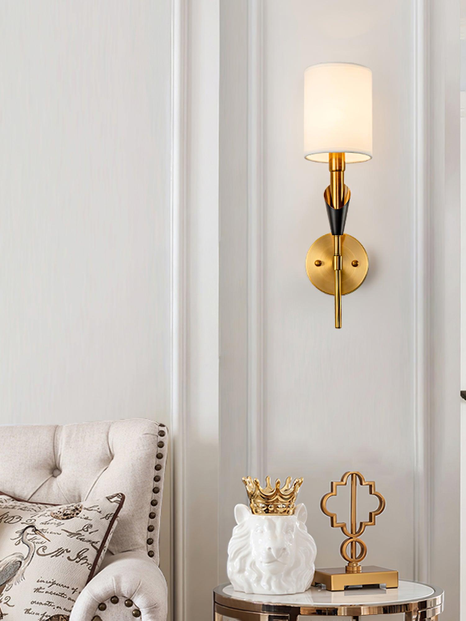Eurzorira  Fabric Wall Light