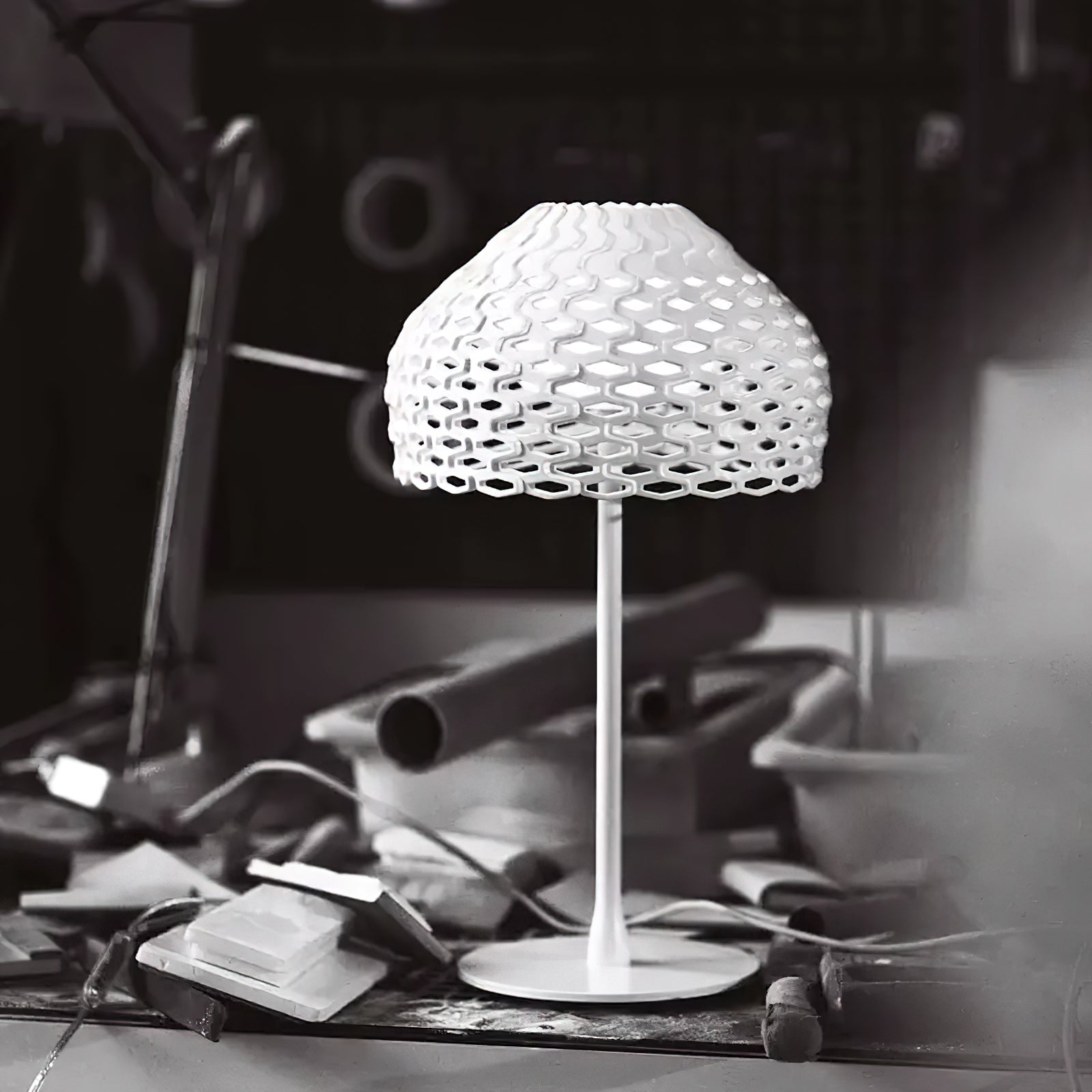 Vintace Plastic Industrial Table Lamp - Letslighting