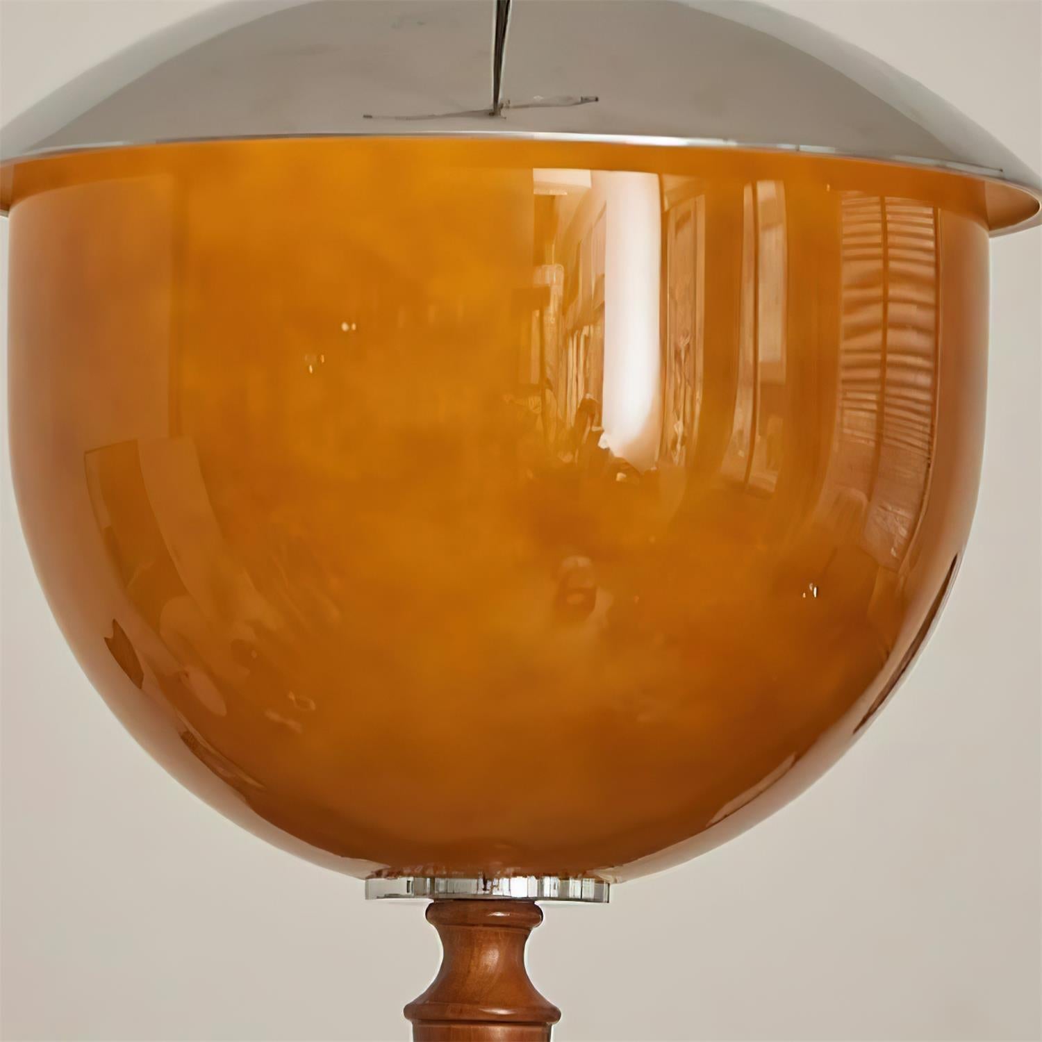 Tavira Pendant Lamp Caramel Globe - Letslighting