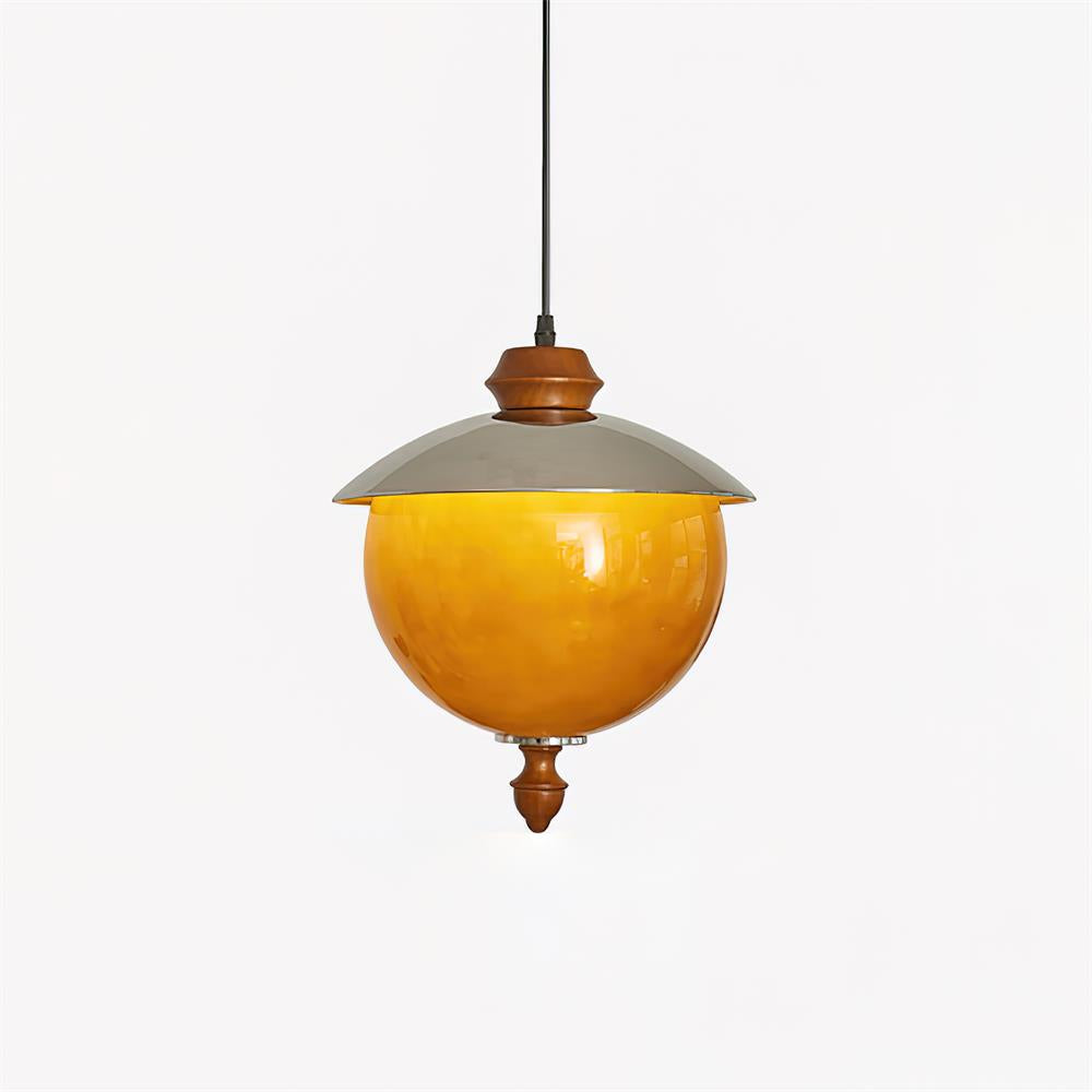 Tavira Pendant Lamp Caramel Globe - Letslighting