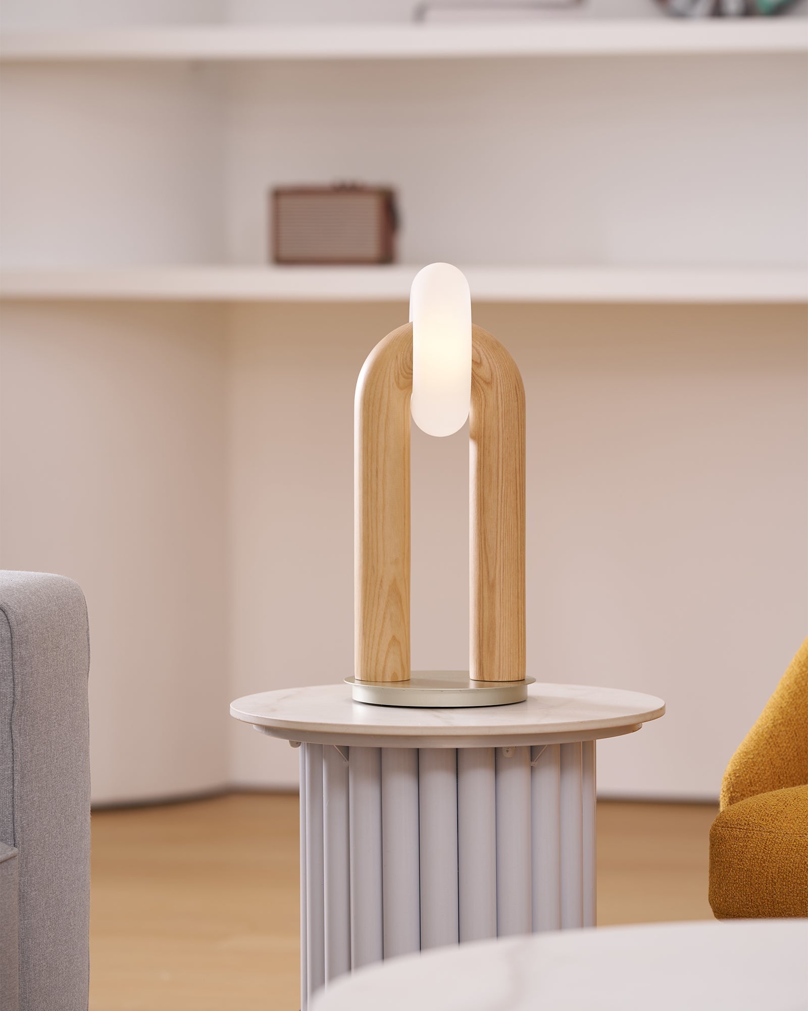 Roxen Wood Vintage Table Lamp - Letslighting