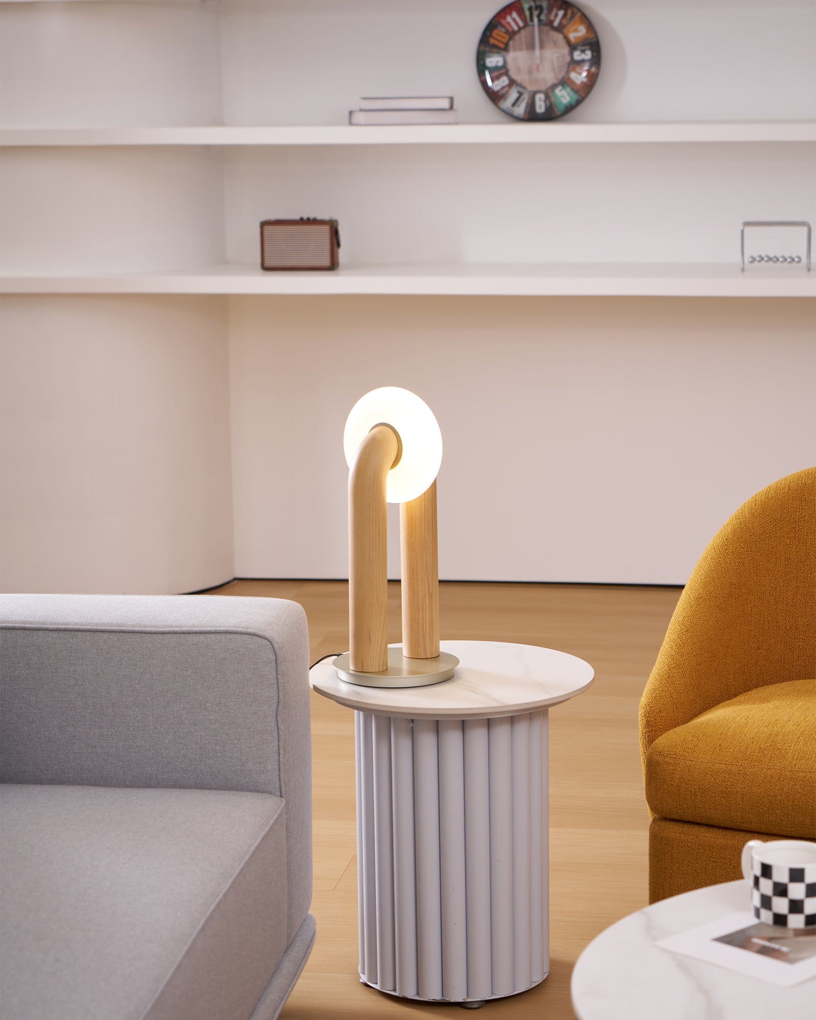 Roxen Wood Vintage Table Lamp - Letslighting