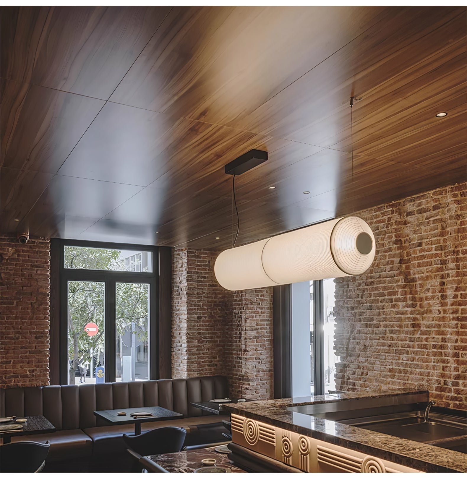 Citheis Modern Minimalist Natural Mulberry Silk Pendant Lamp - Letslighting
