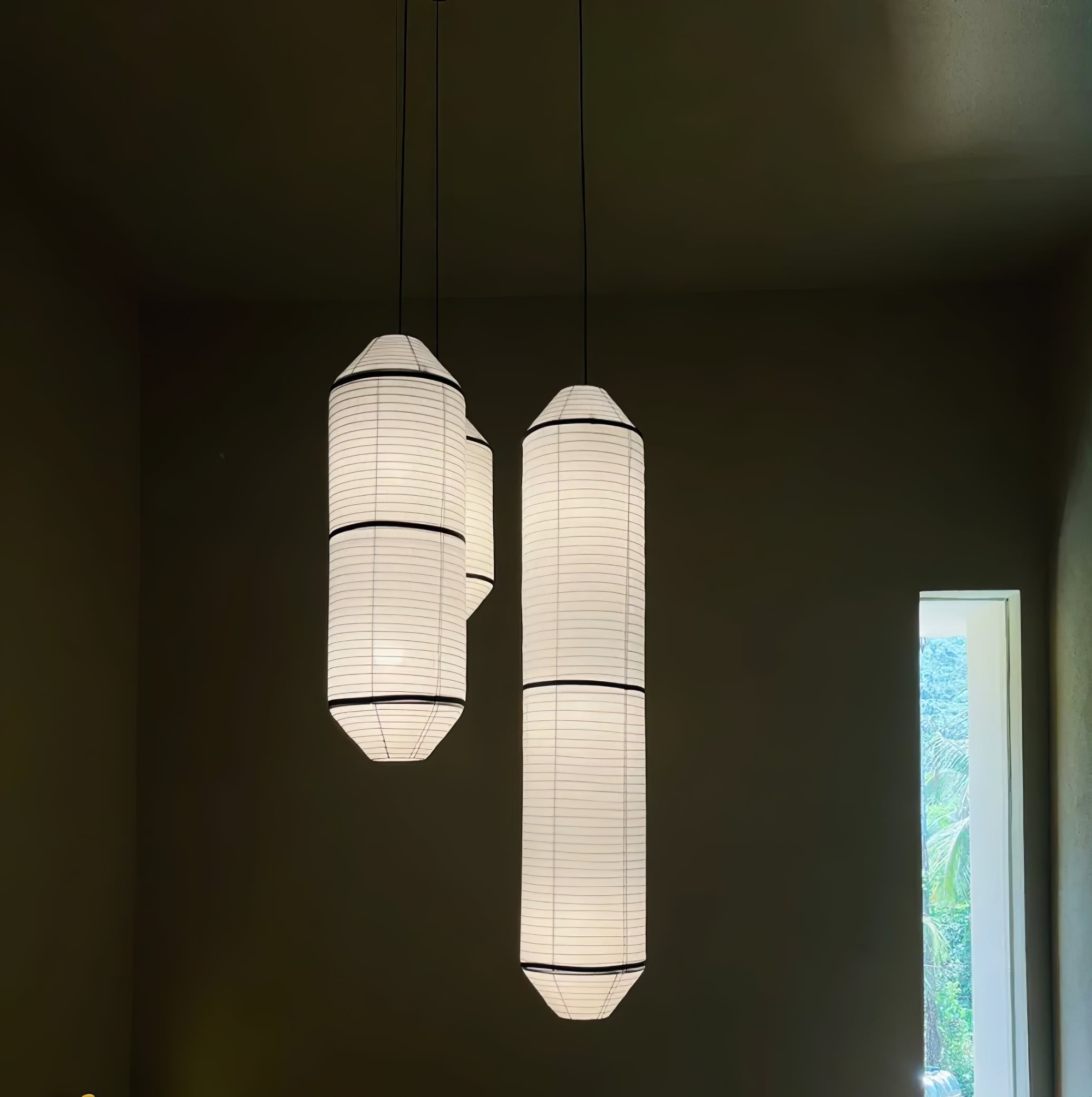 Citheis Modern Minimalist Natural Mulberry Silk Pendant Lamp - Letslighting