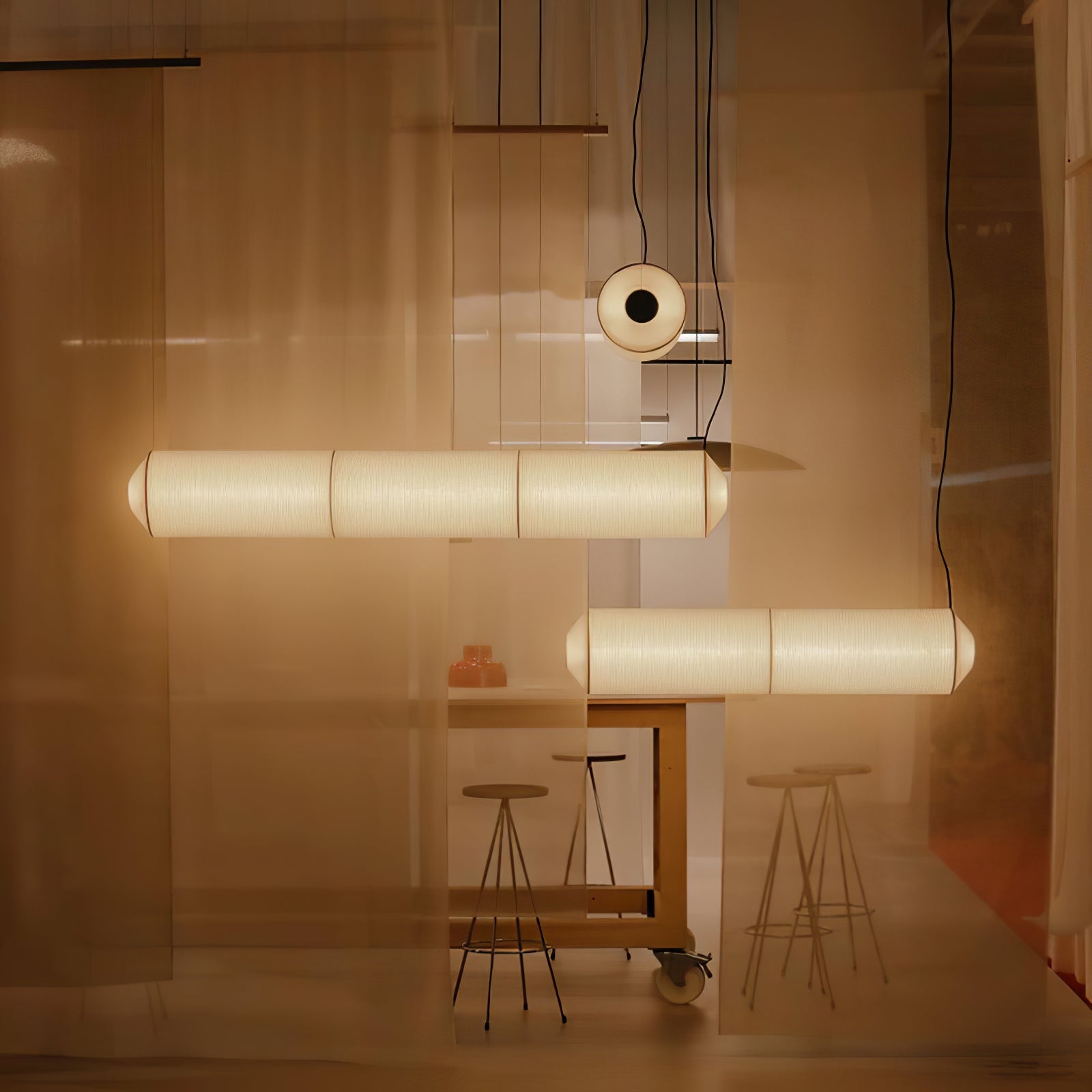 Citheis Modern Minimalist Natural Mulberry Silk Pendant Lamp - Letslighting