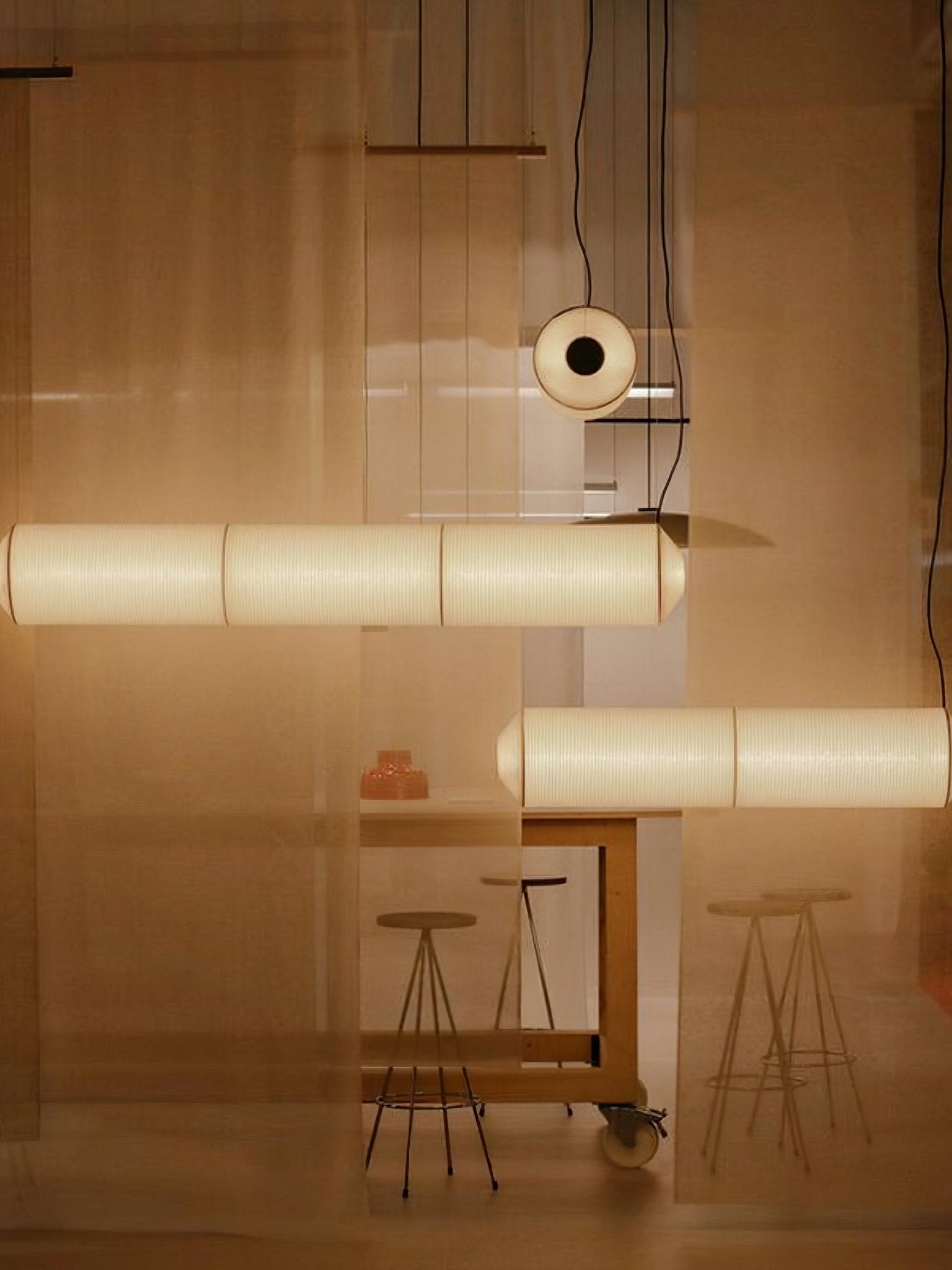 Citheis Modern Minimalist Natural Mulberry Silk Pendant Lamp - Letslighting