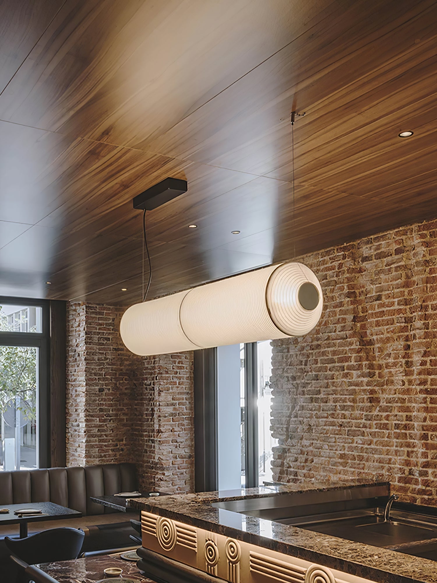 Citheis Modern Minimalist Natural Mulberry Silk Pendant Lamp - Letslighting