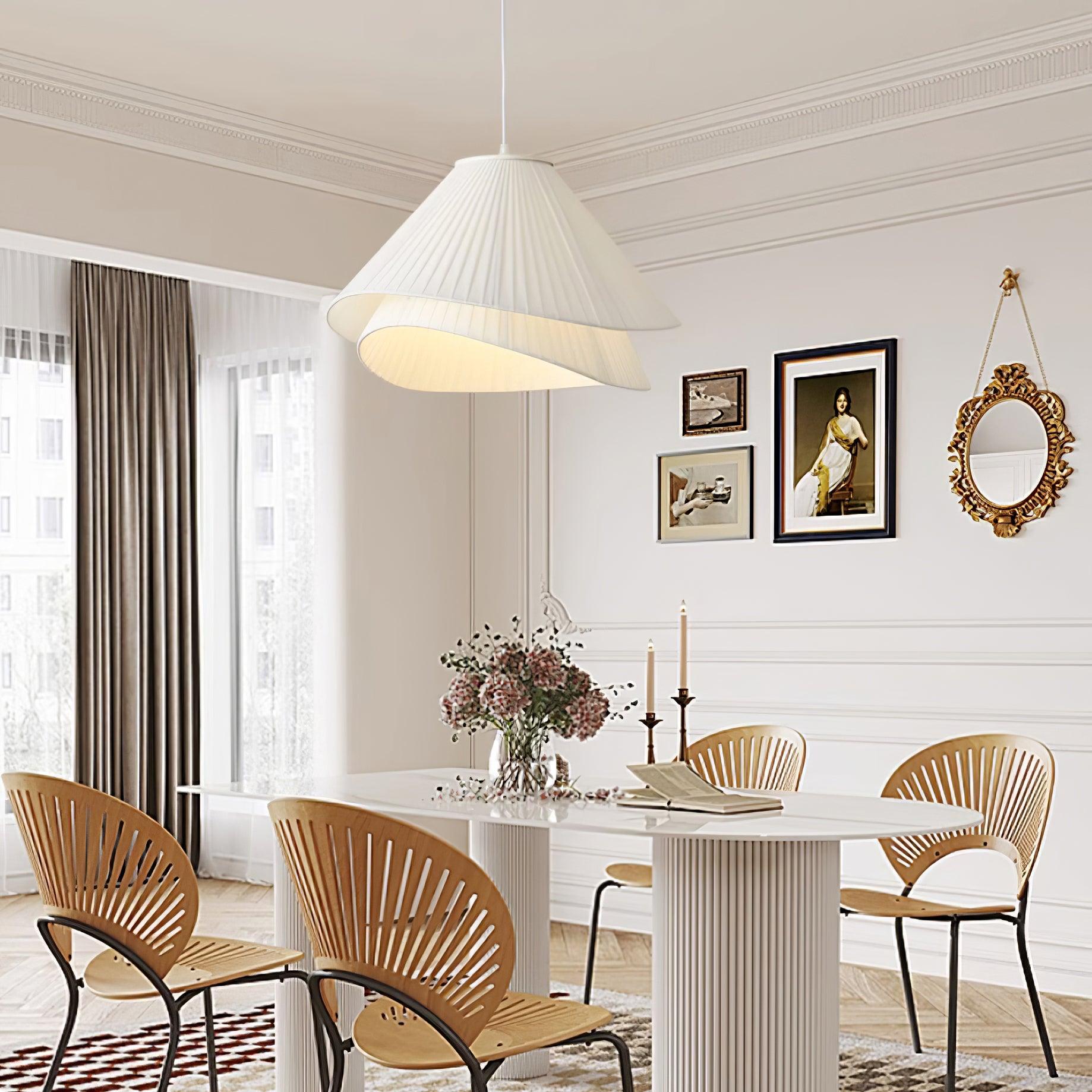 Tempo Pleated Pendant Light - Letslighting