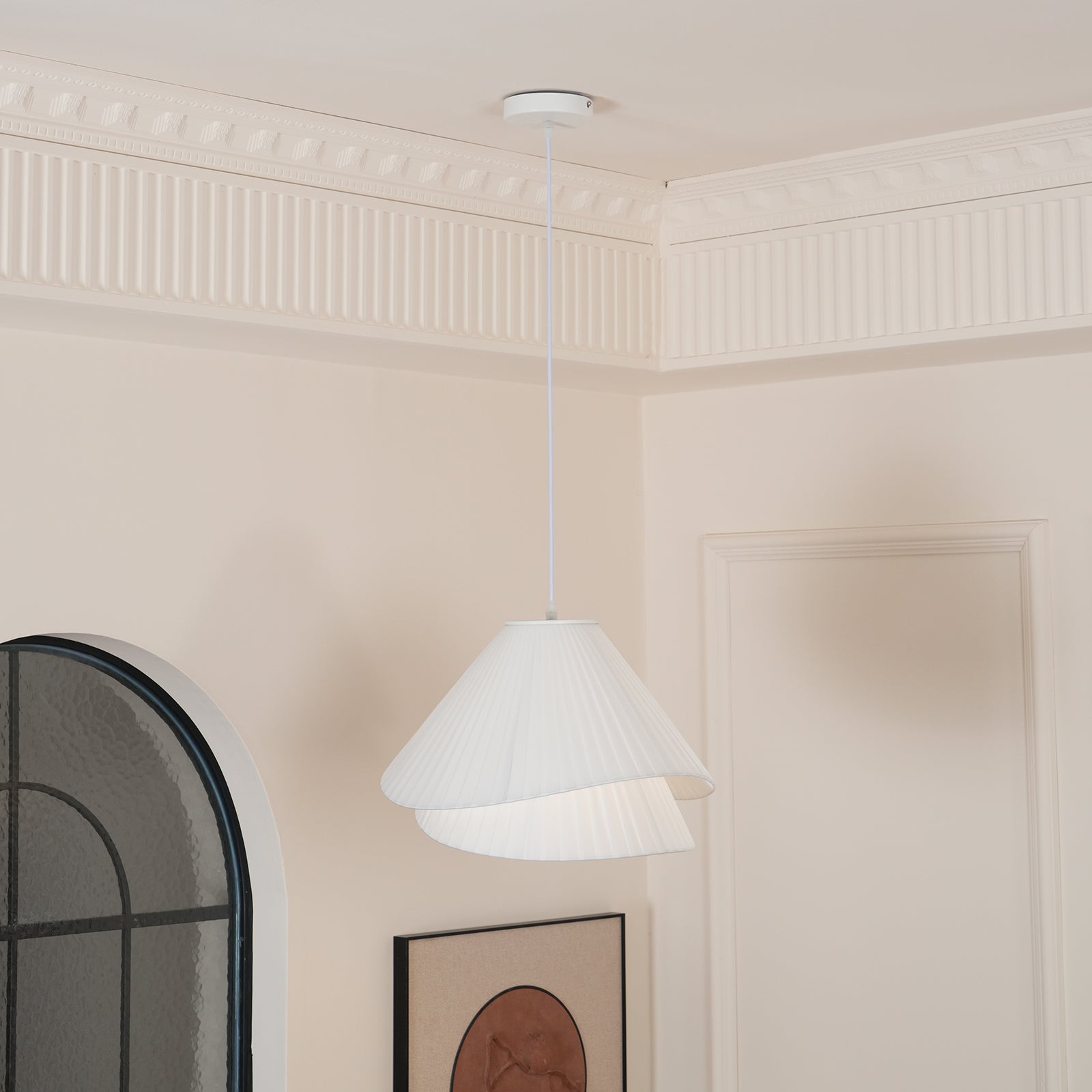Tempo Pleated Pendant Light - Letslighting