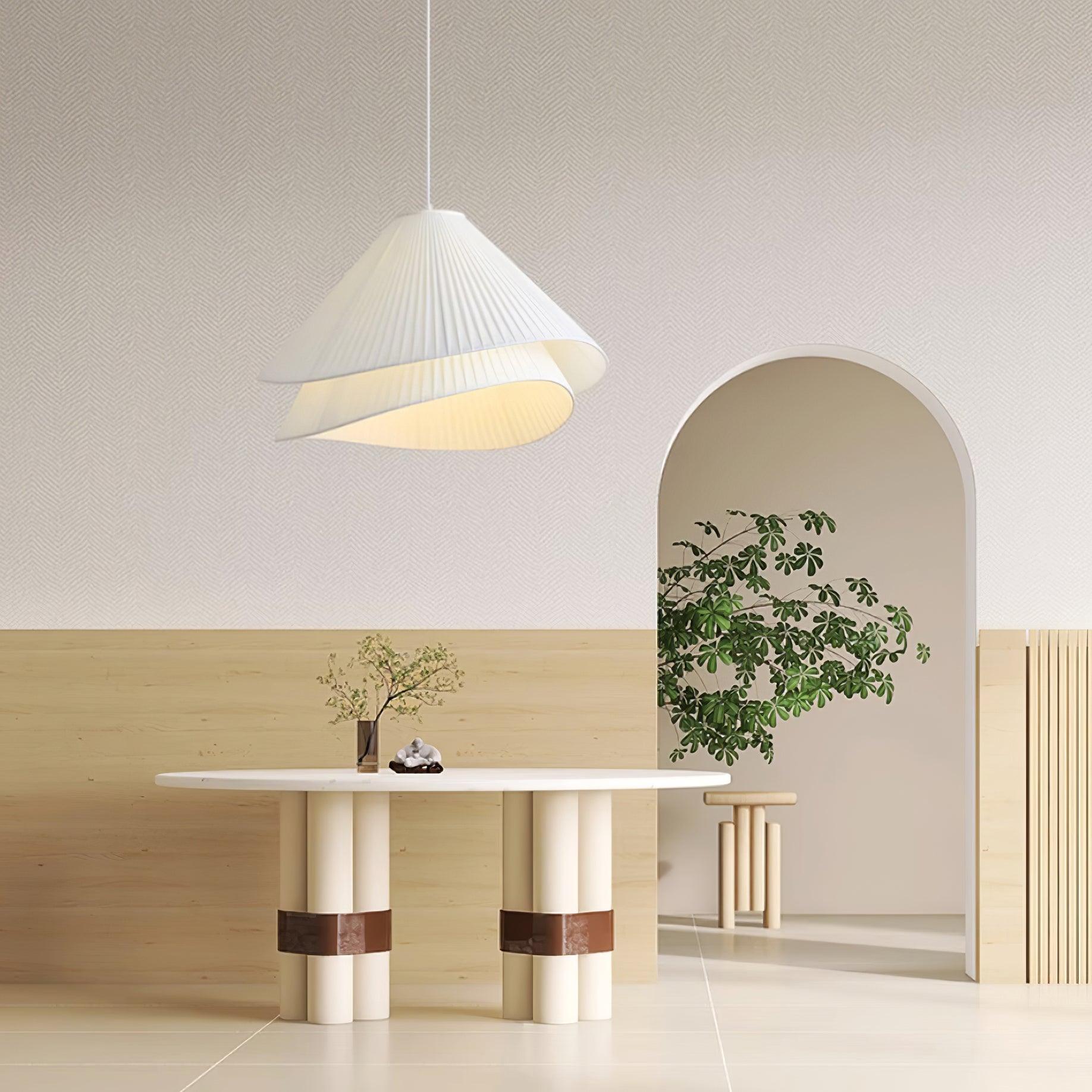 Tempo Pleated Pendant Light - Letslighting