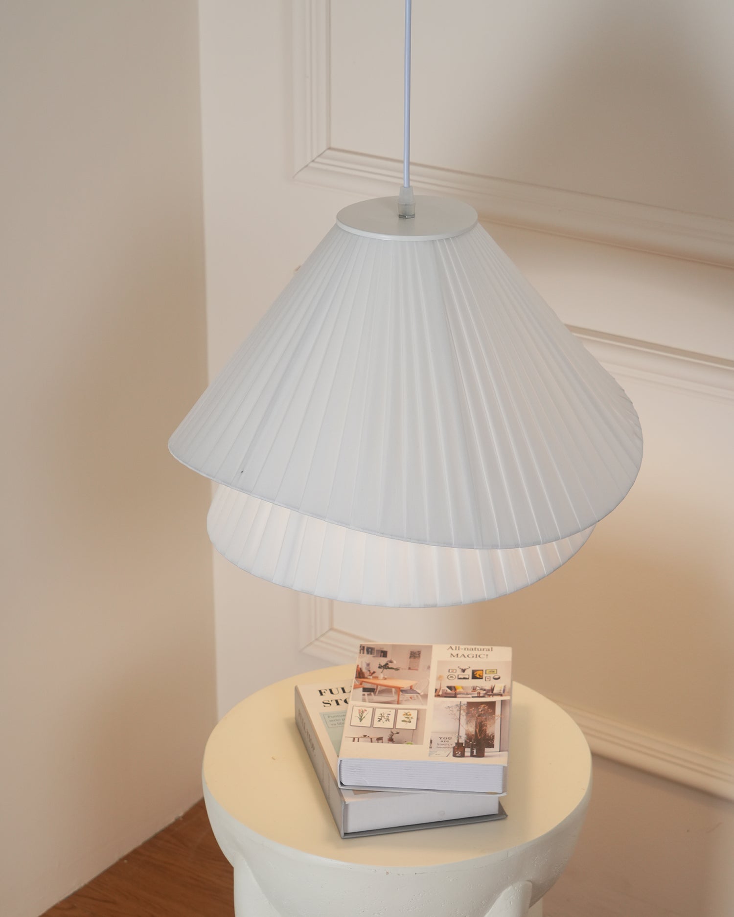 Tempo Pleated Pendant Light - Letslighting