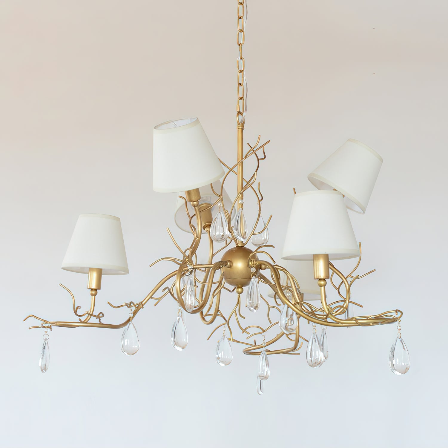 Olsolan Postmodern Luxury Fabric Crystal Chandelier - Letslighting