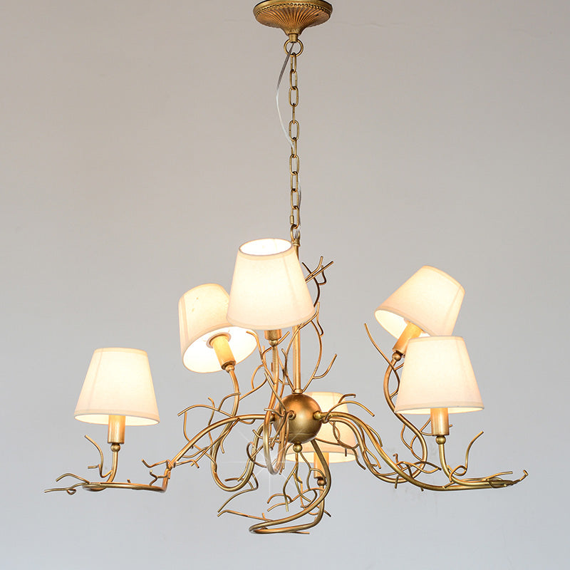 Olsolan Postmodern Luxury Fabric Crystal Chandelier - Letslighting