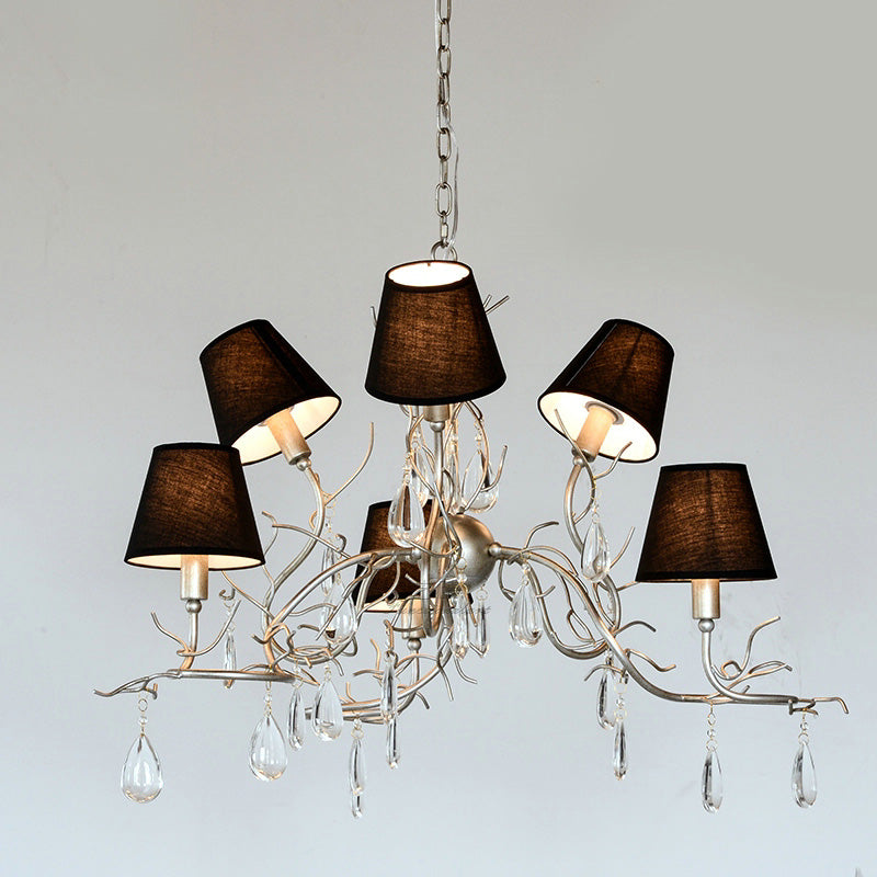 Olsolan Postmodern Luxury Fabric Crystal Chandelier - Letslighting