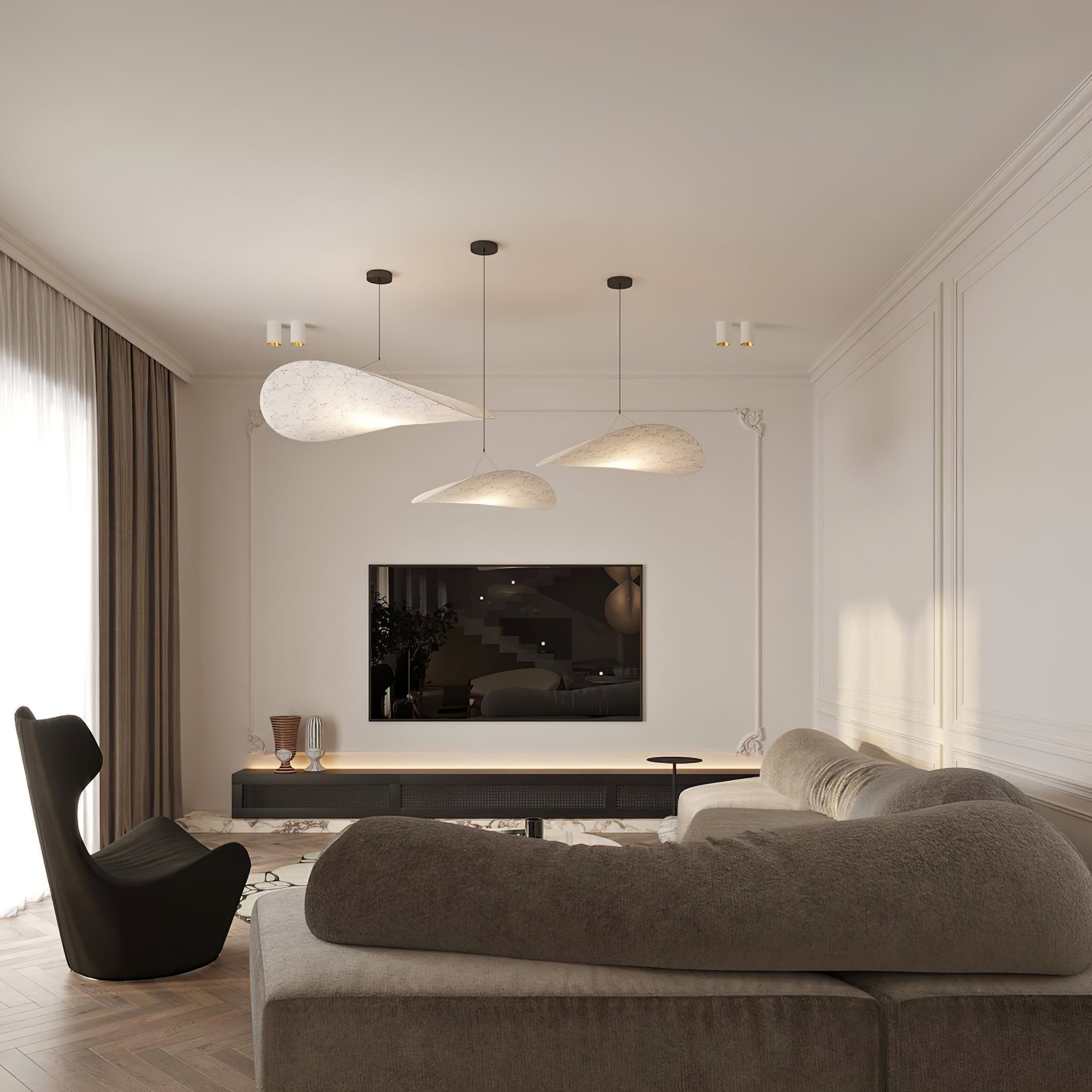 Twist Pendant Contemporary Swag Light - Letslighting