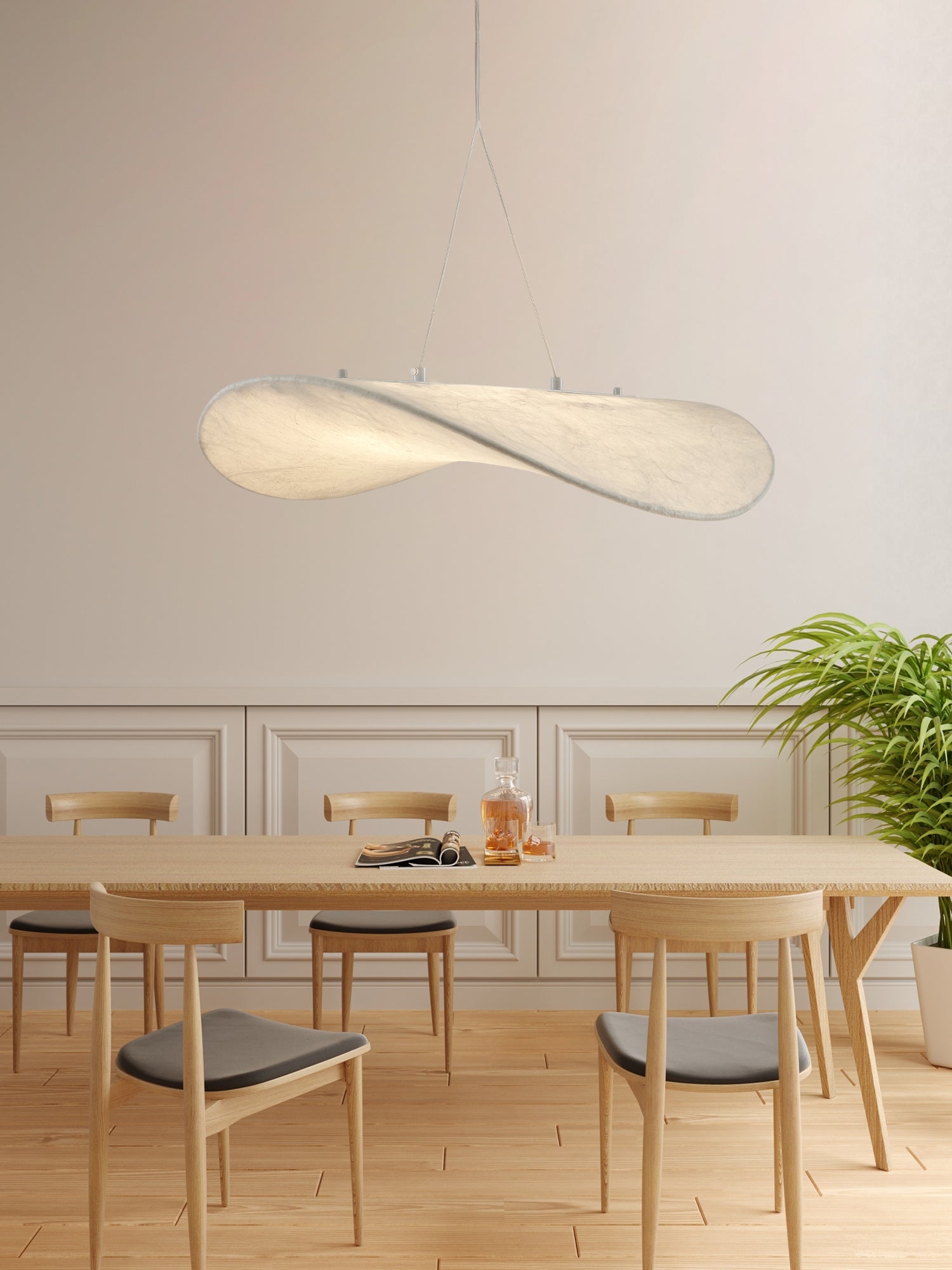 Cuzora Elegance Nordic Silk Pendant Light - Letslighting