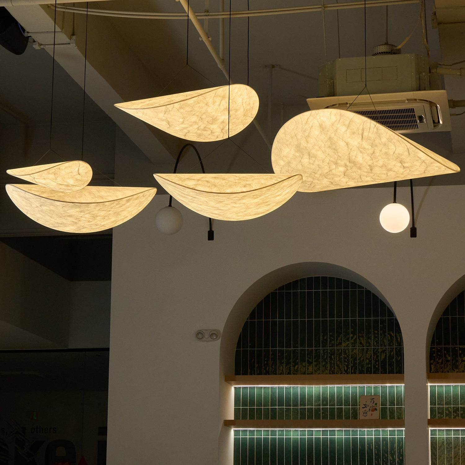 Ritta Vintage Art Deco Pendant Light Silk Art Gallery - Letslighting
