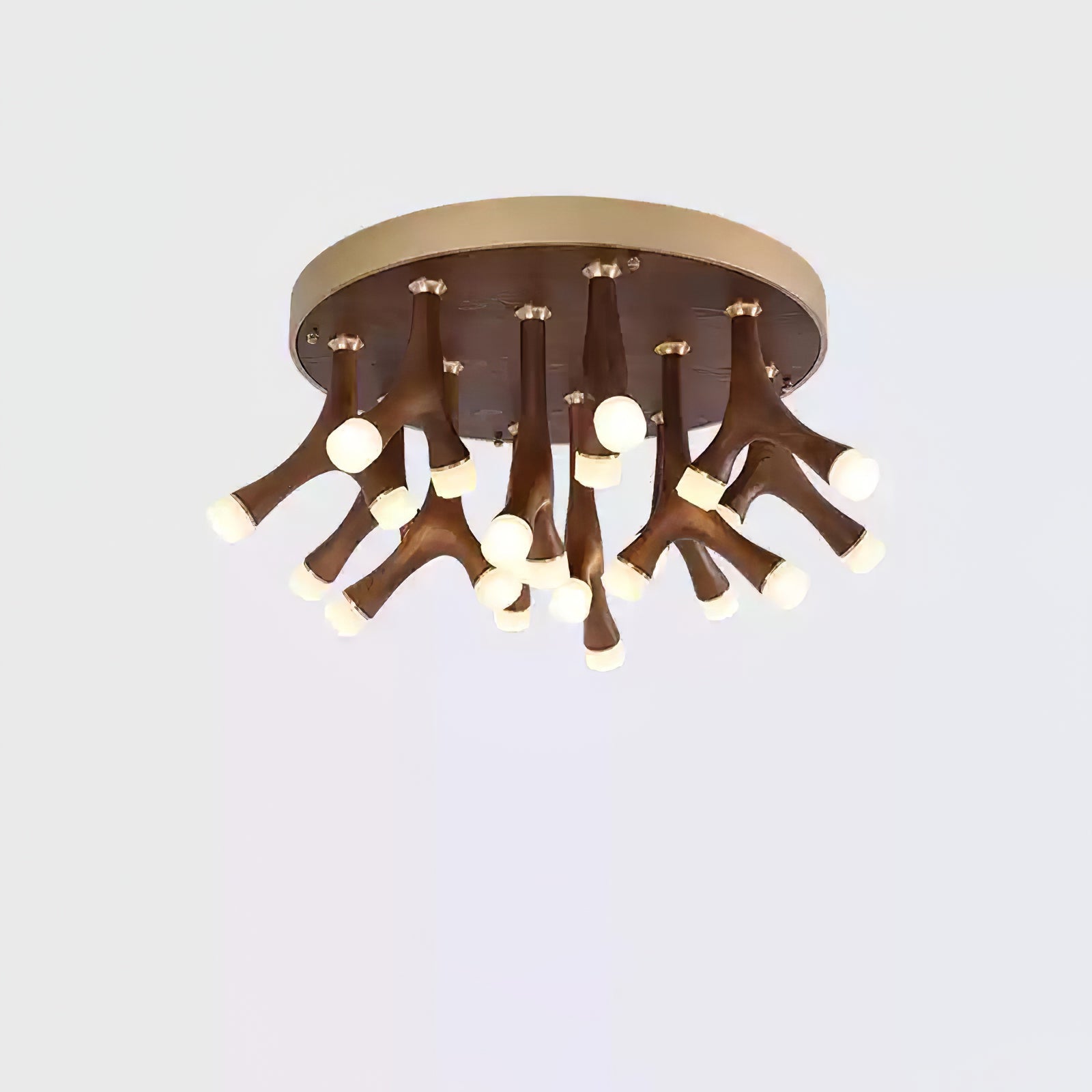 Vilorion Nature-Inspired Wood Ceiling Light - Letslighting
