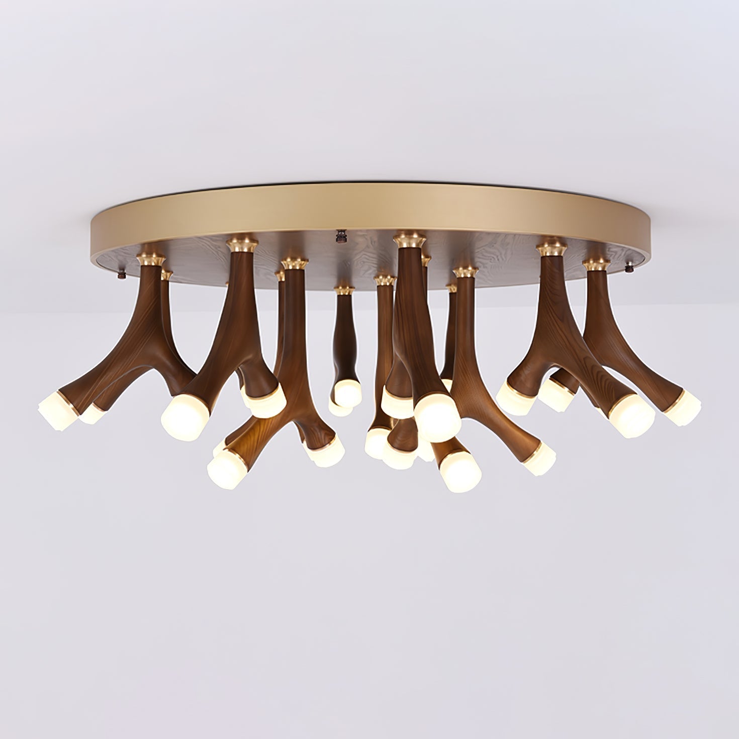 Vilorion Nature-Inspired Wood Ceiling Light - Letslighting