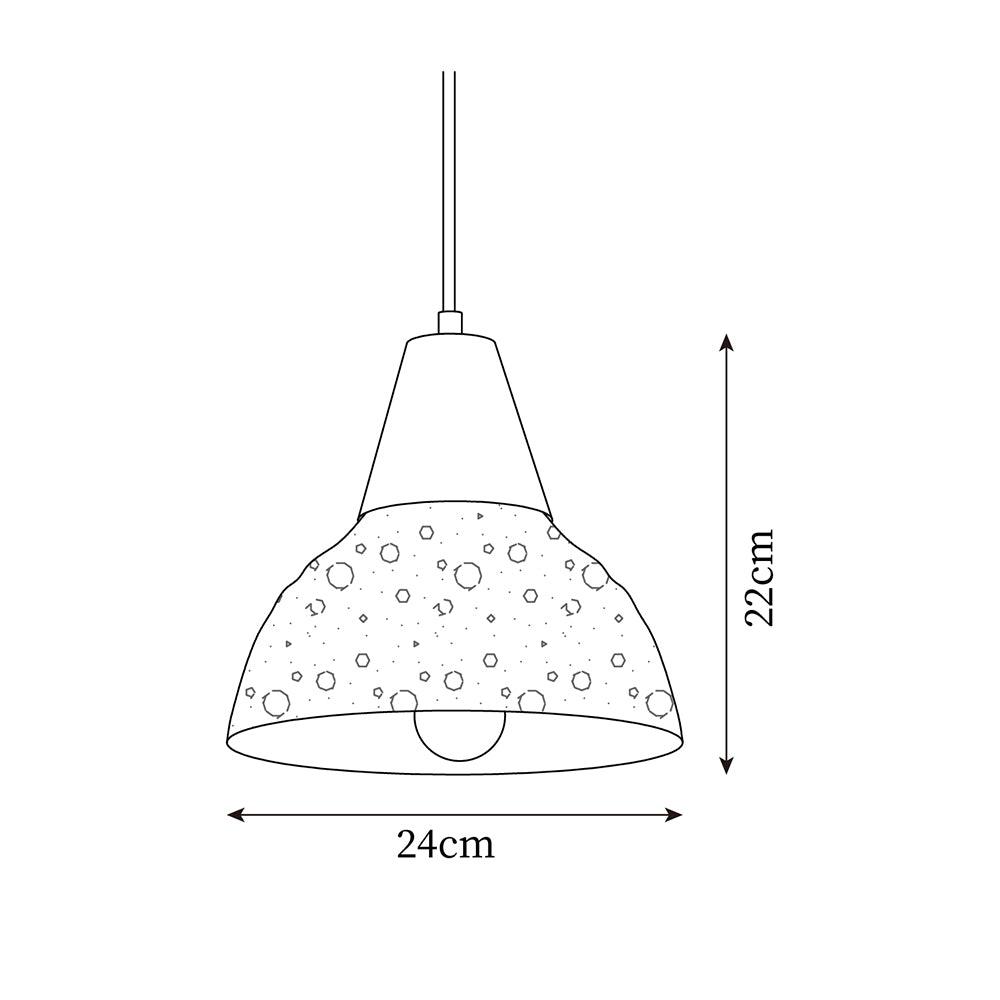 Tera Pendant Lamp Ceramic Wood Minimalist - Letslighting