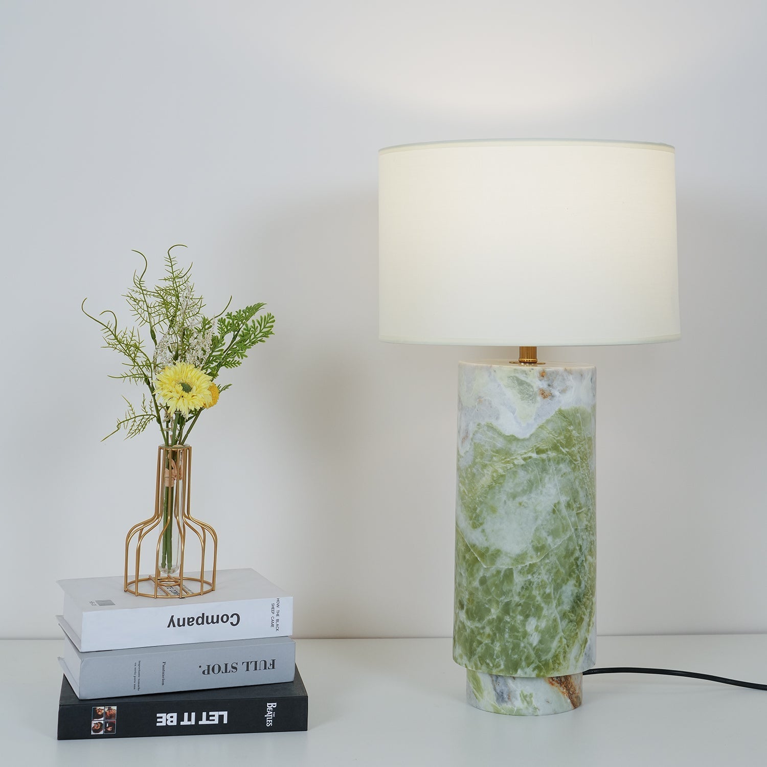 Radiace Marble Fabric Table Lamp - Letslighting