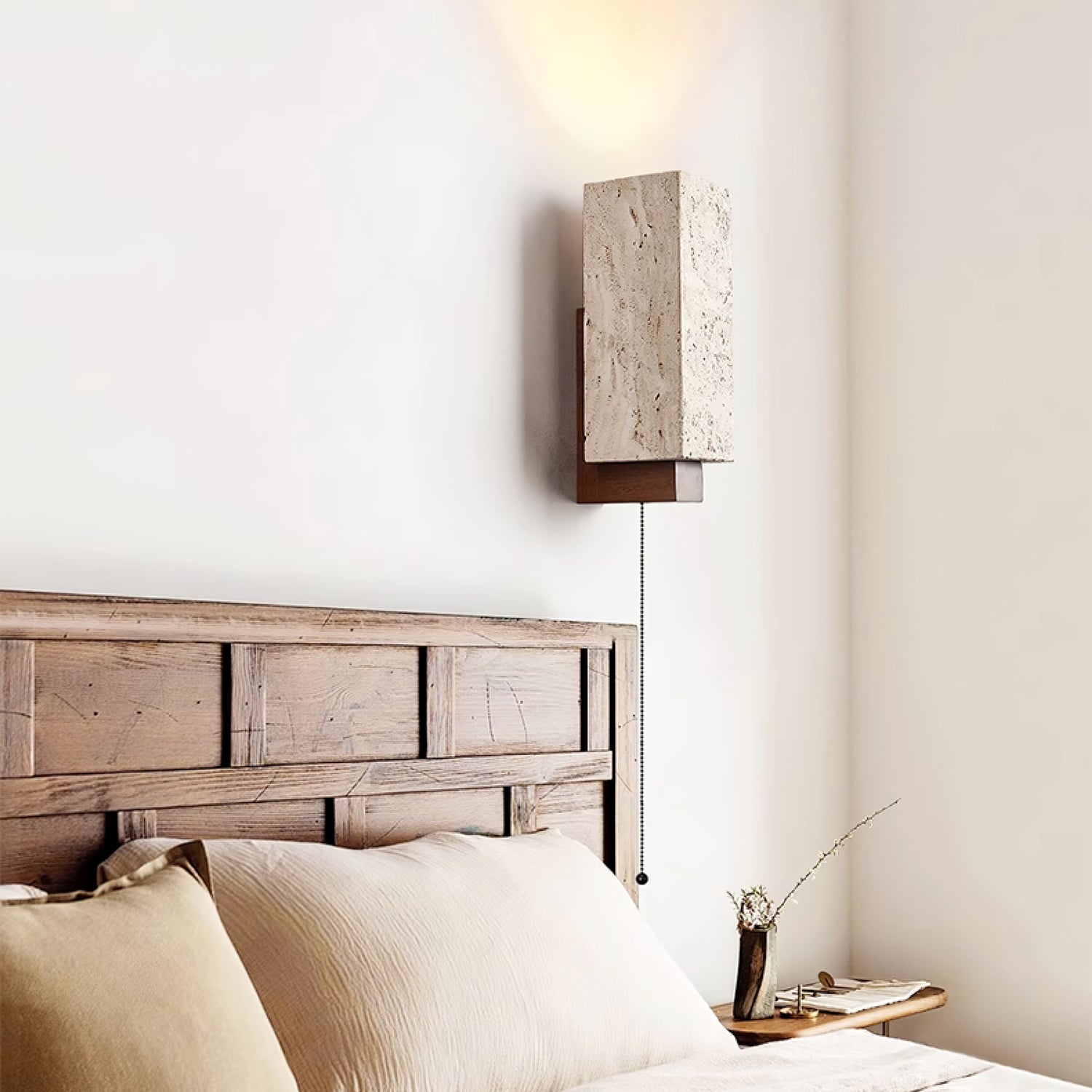 Elsoran Travertine Block Wall Light