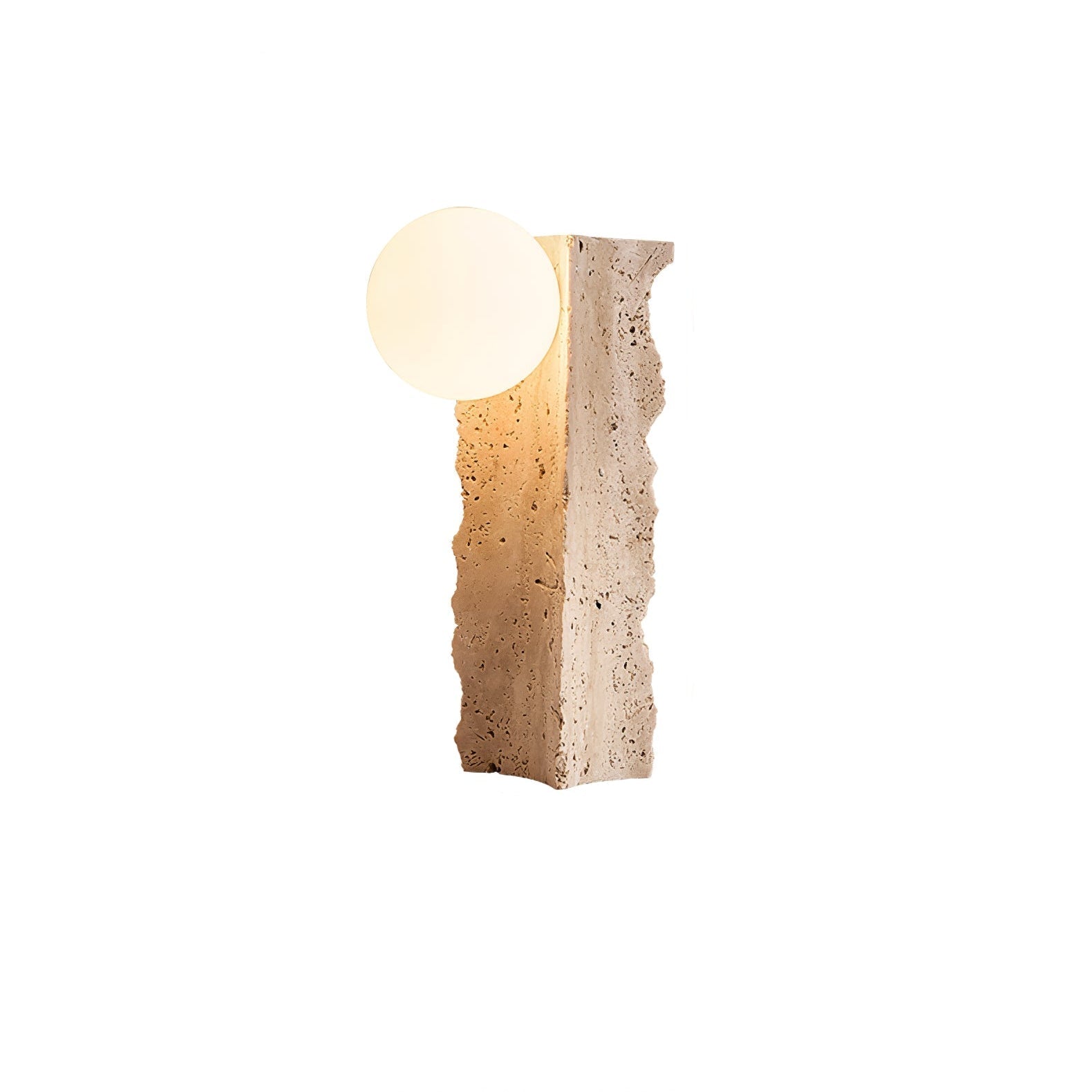 Vyrnora Travertine Slab Table Lamp