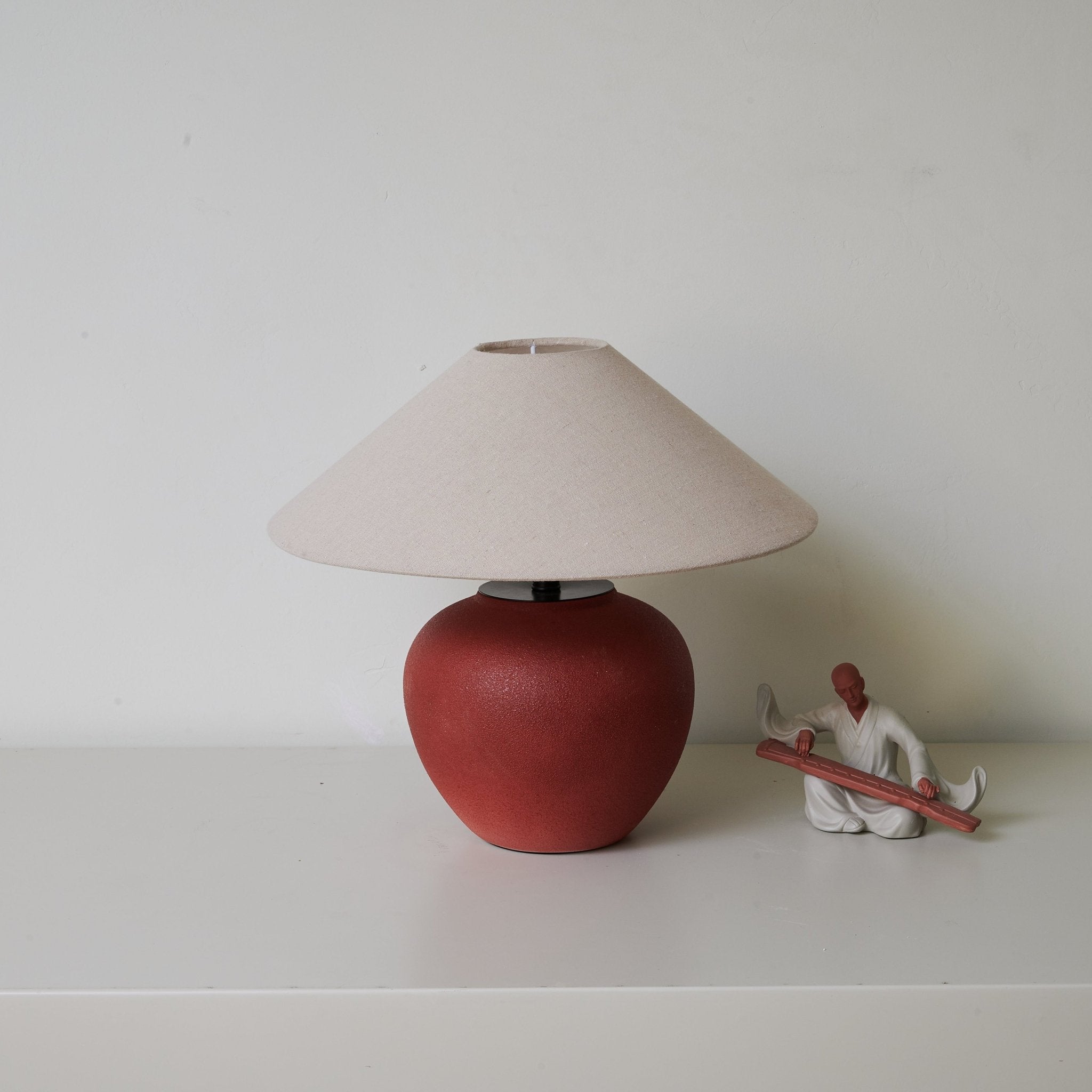 Monica Minimalist Ceramics Table Lamp - Letslighting