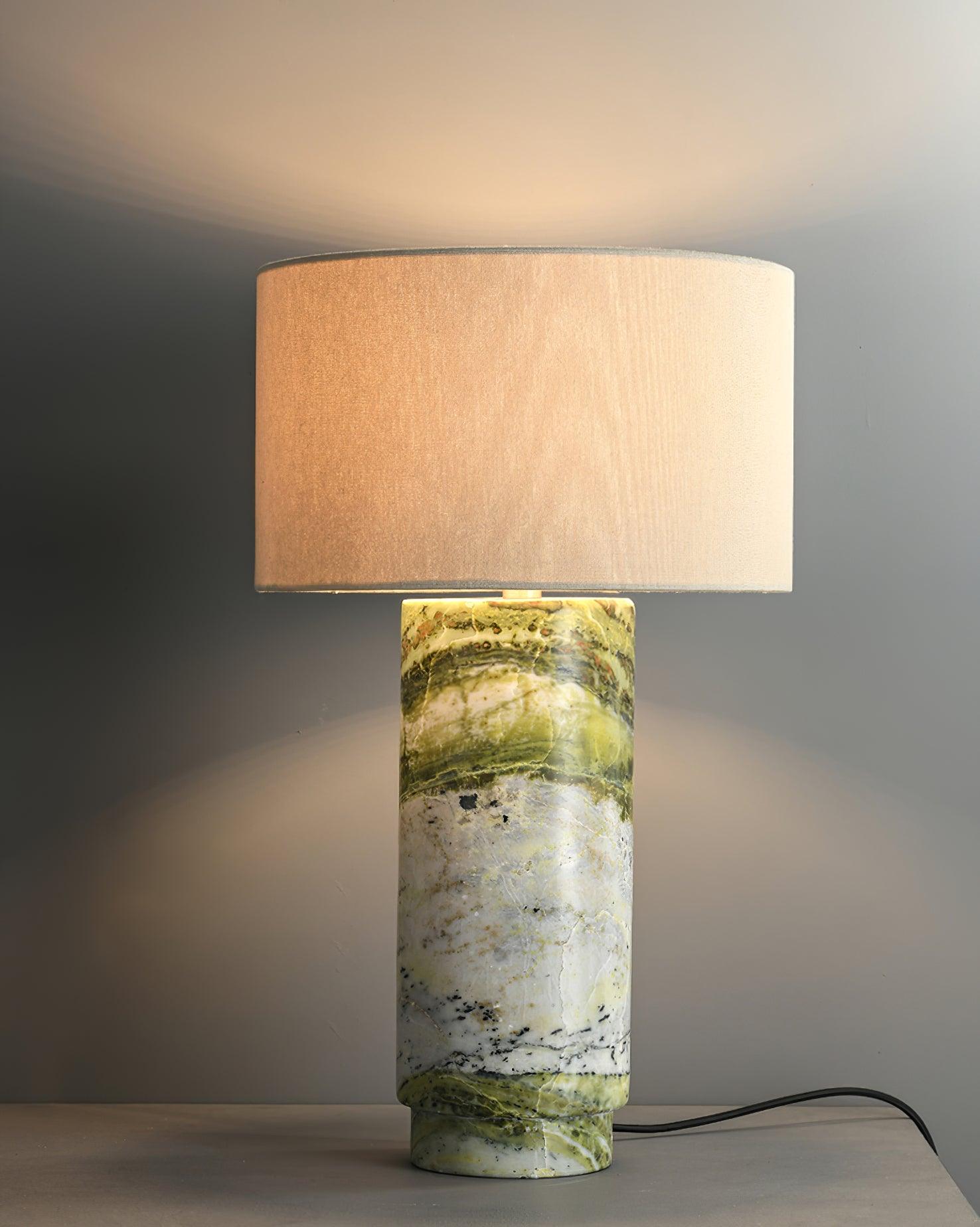 Radiace Marble Fabric Table Lamp - Letslighting