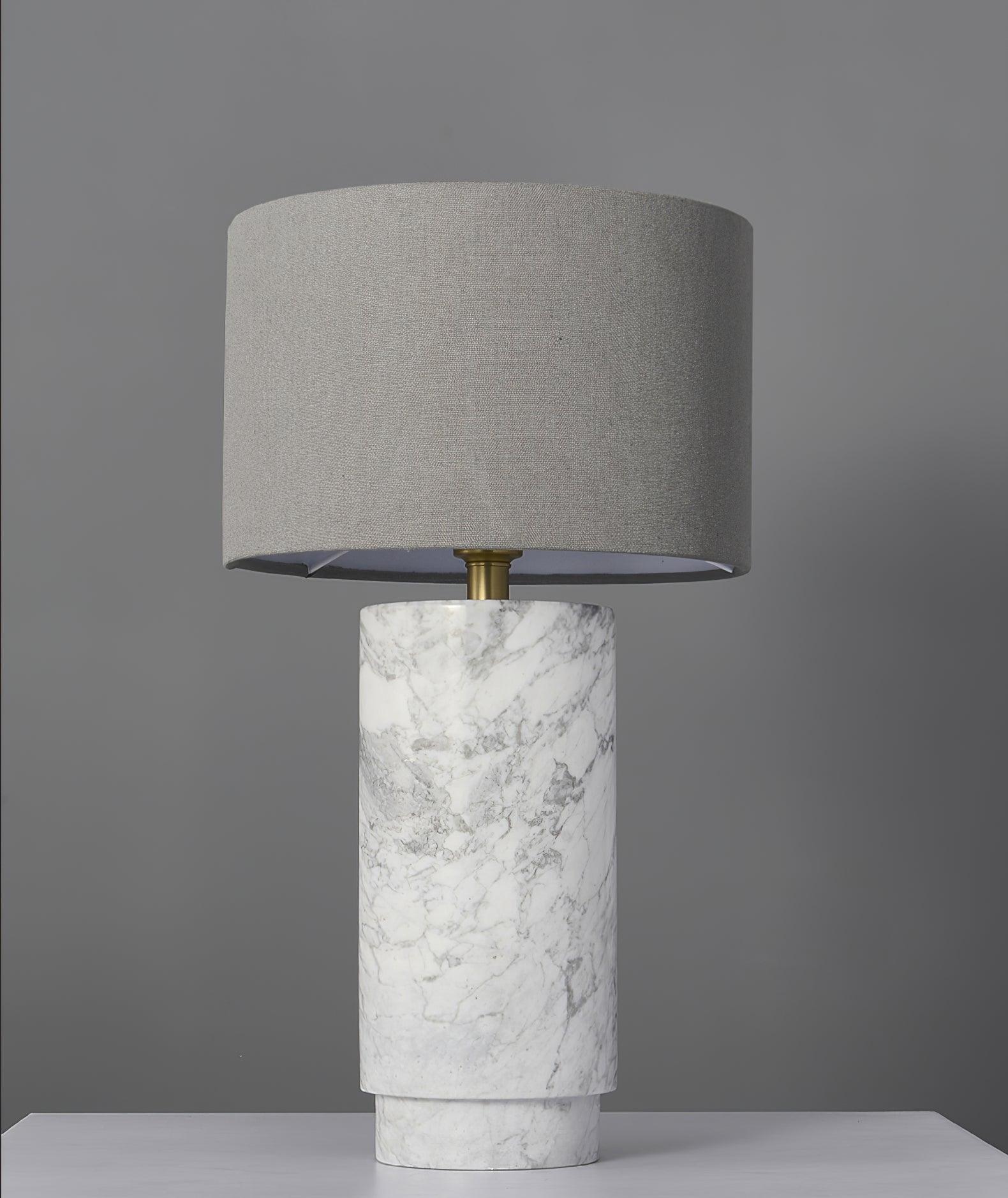 Radiace Marble Fabric Table Lamp - Letslighting