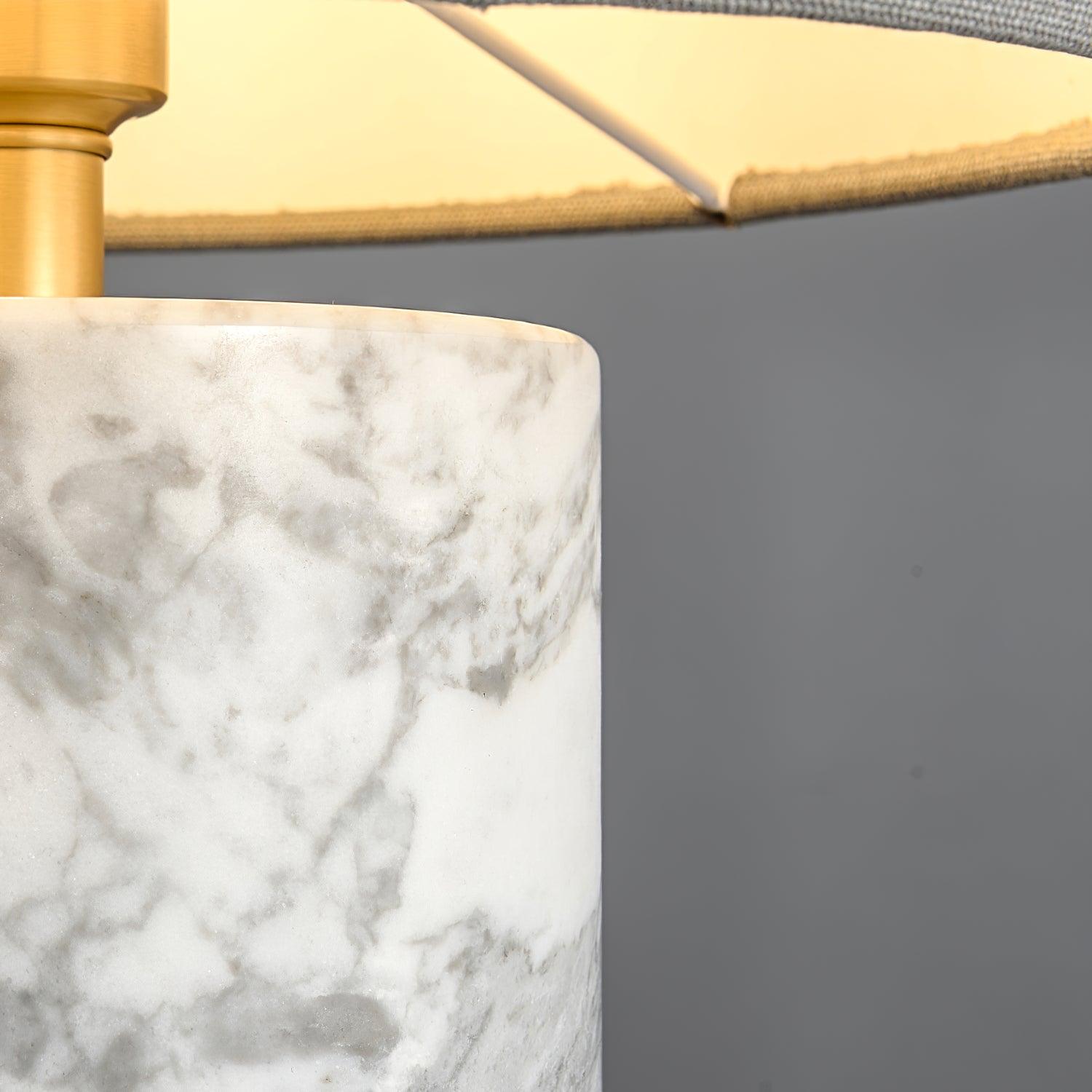 Radiace Marble Fabric Table Lamp - Letslighting